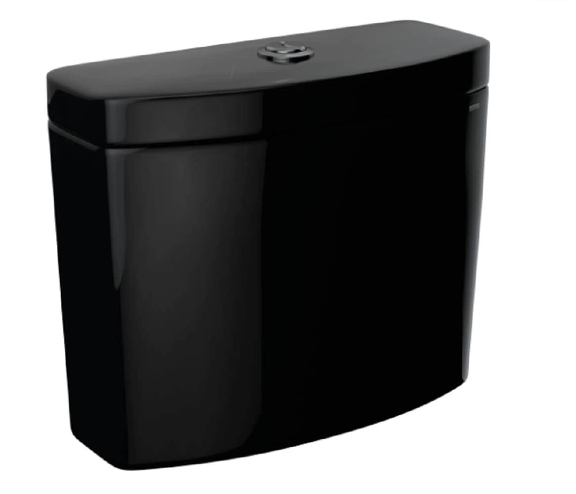 TOTO ST446EMNA-51 Aquia Ebony 1.28 -GPF Dual -Flush High Efficiency Toilet Tank