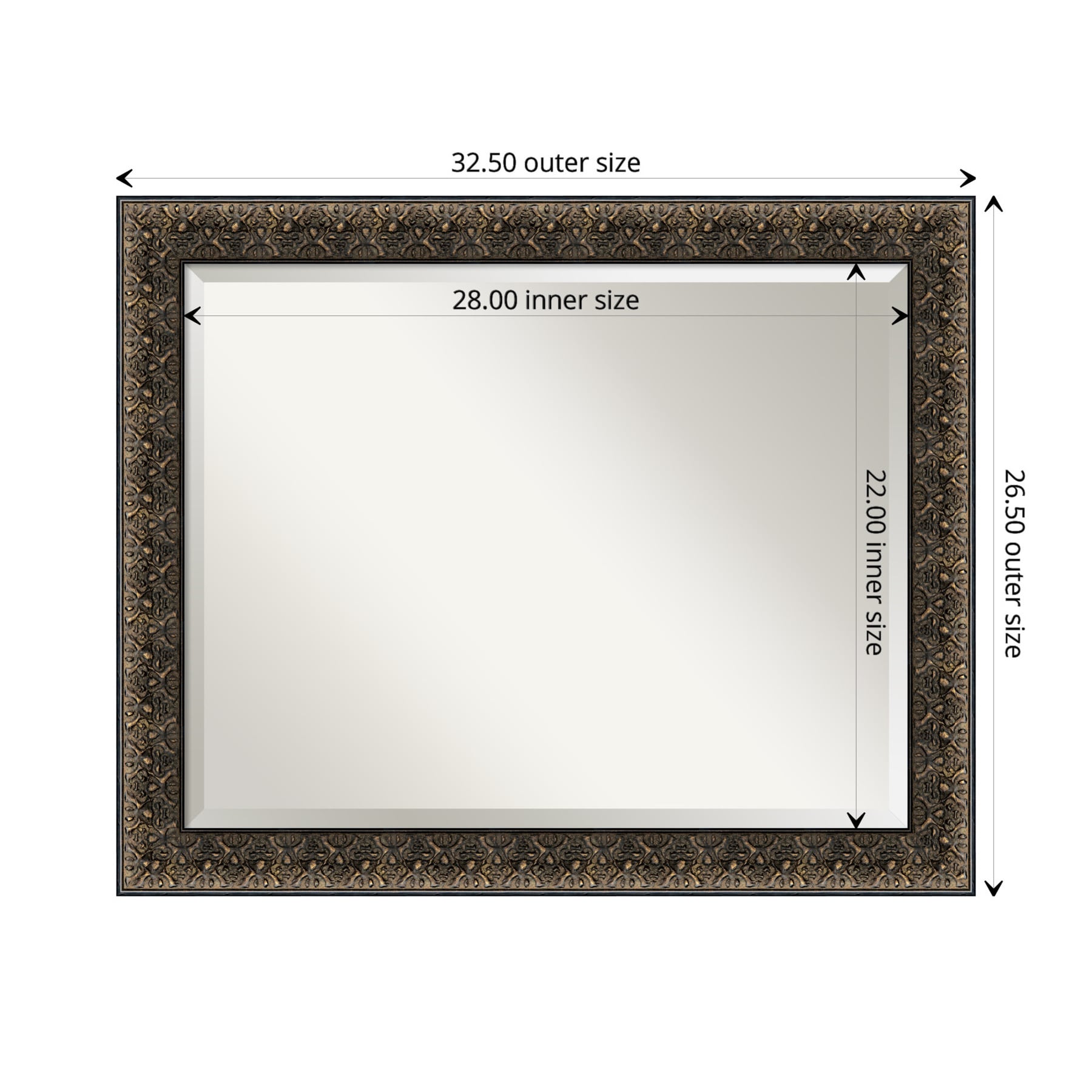 Amanti Art DSW3942030 Framed-Bath-Mirrors - View #4