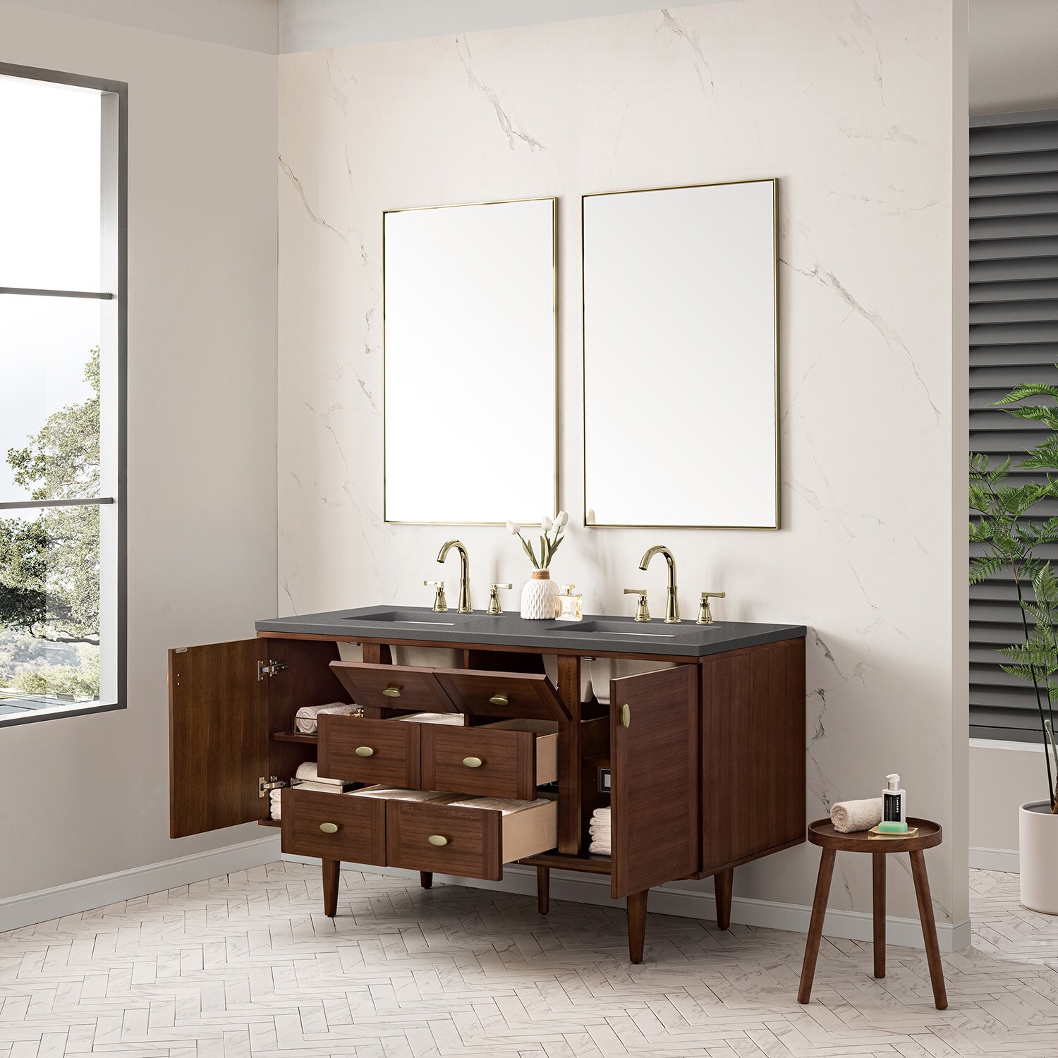 James Martin Vanities 670-V60D-WLT-3GEX Bath-Vanity-Combo - View #7