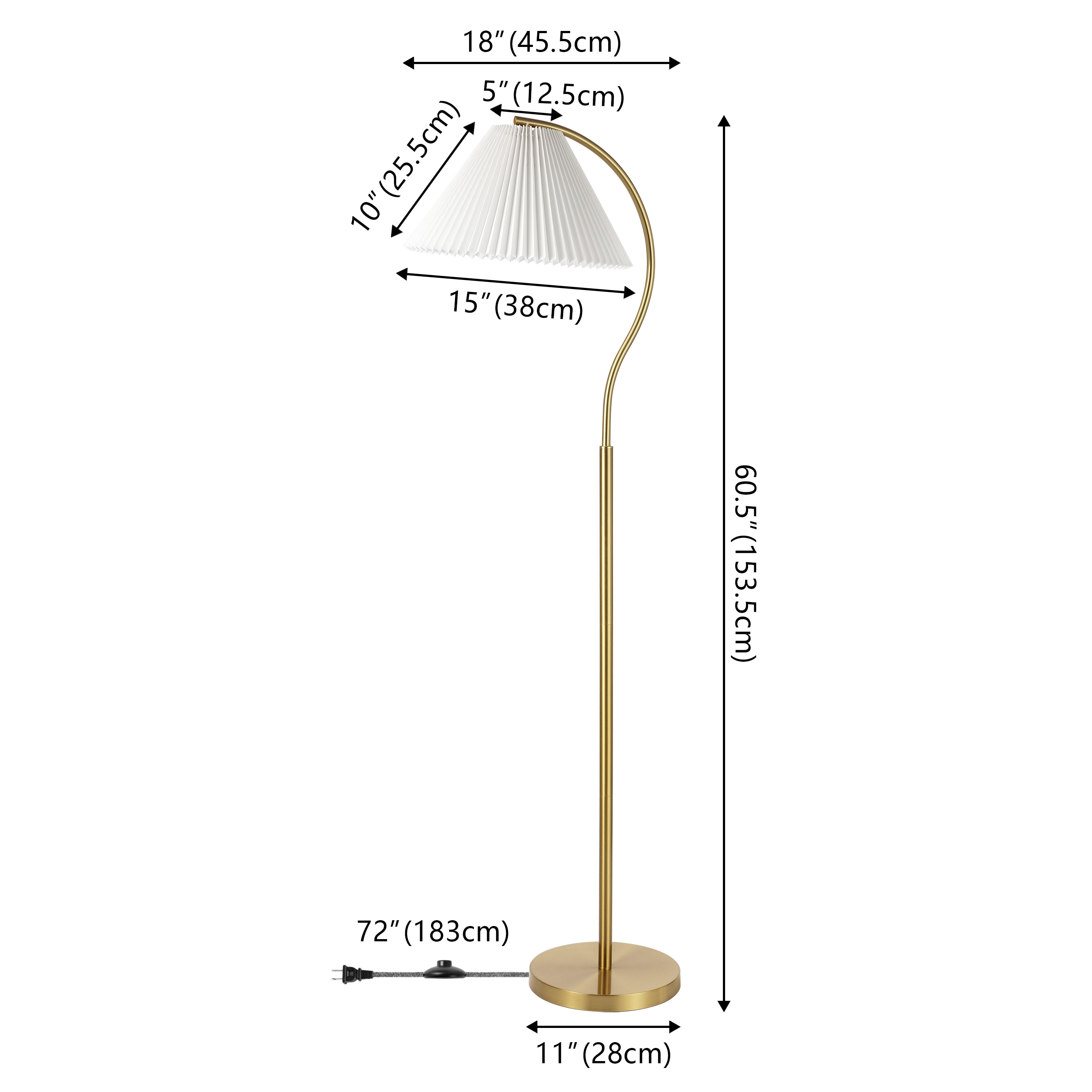JONATHAN  Y JYL1148A floorlamps - View #4