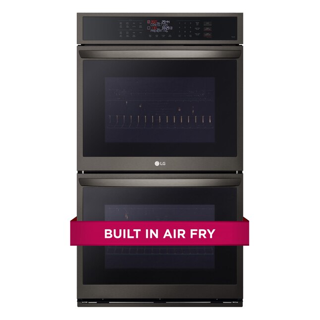 LG Electronics 30-in Self-cleaning Air Fry Single-fan Smart Double