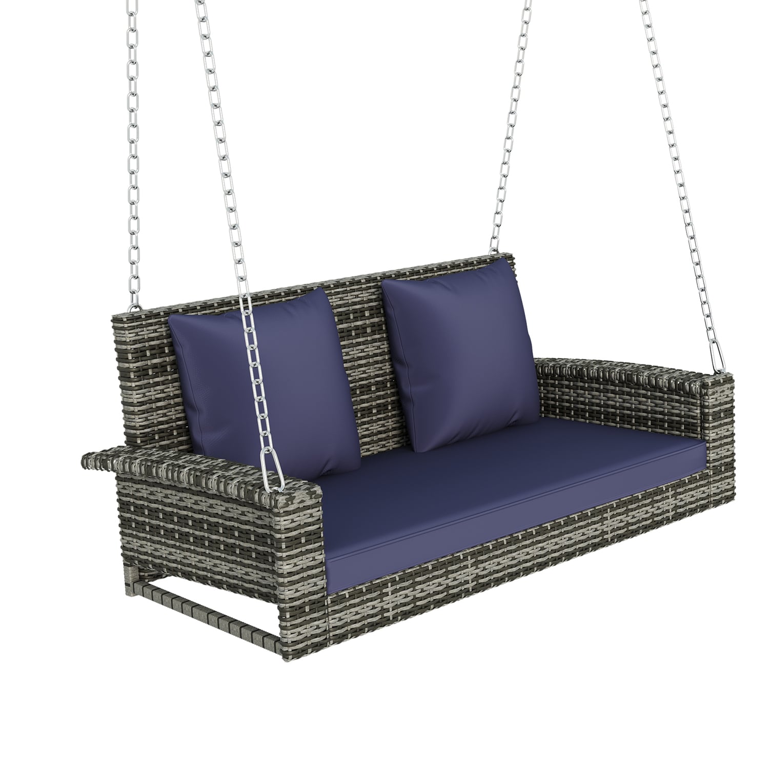 Wicker porch clearance swings lowes