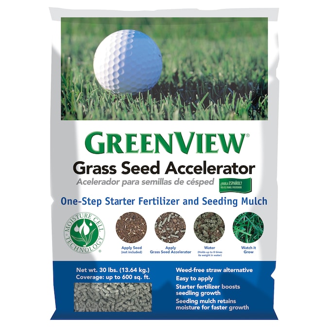 Greenview D 30-LB GRSS SEED ACCELERATOR LE in the Lawn Fertilizer