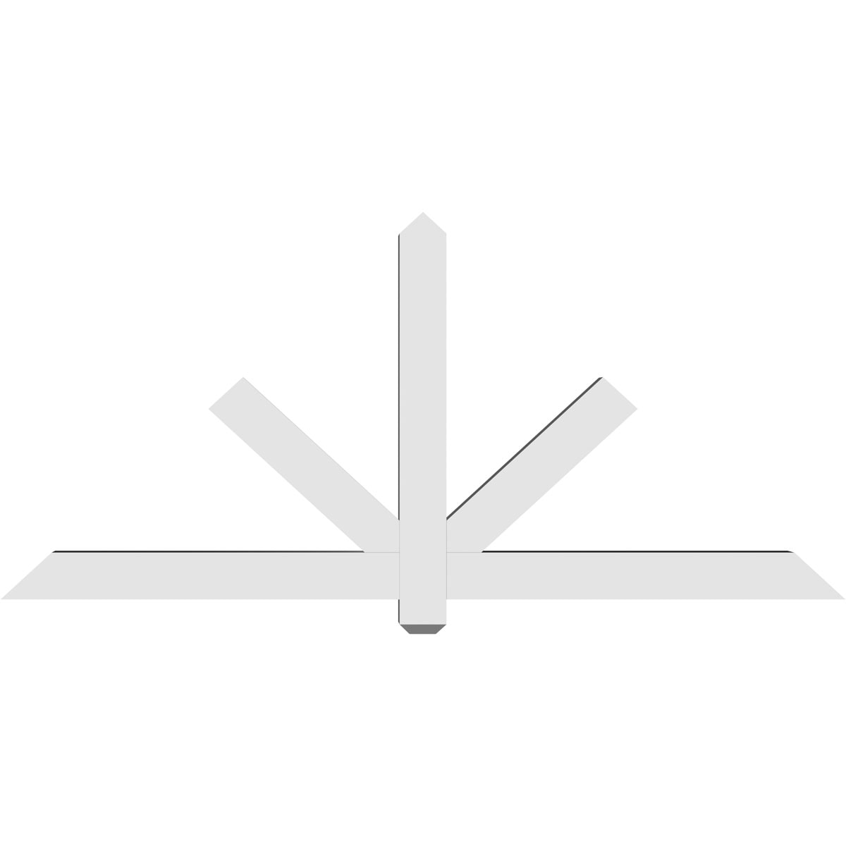 Ekena Millwork GBP072X33X0404KEN00 Exterior-Brackets-Braces - View #4
