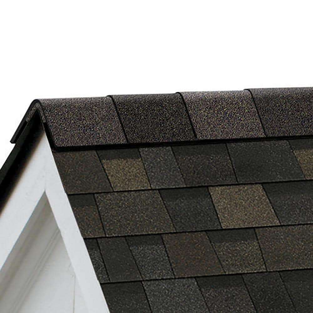 Owens Corning 891468 ProEdge Black Sable Algae Resistant Hip Ridge Roof Shingles ( 33-lin ft per Bundle )