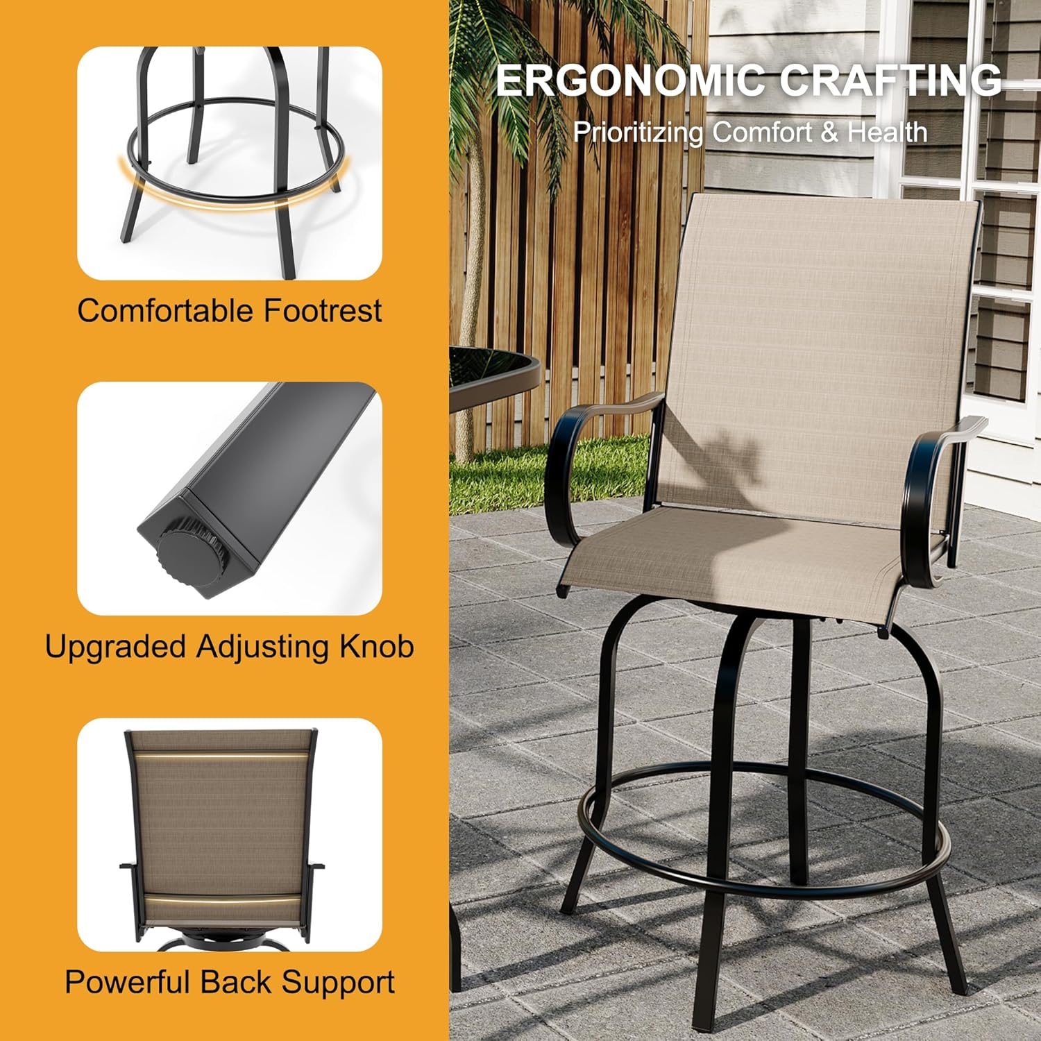 Qeetex LHF-HW-VAM-33P7KRFT Patio-Conversation-Sets - View #6
