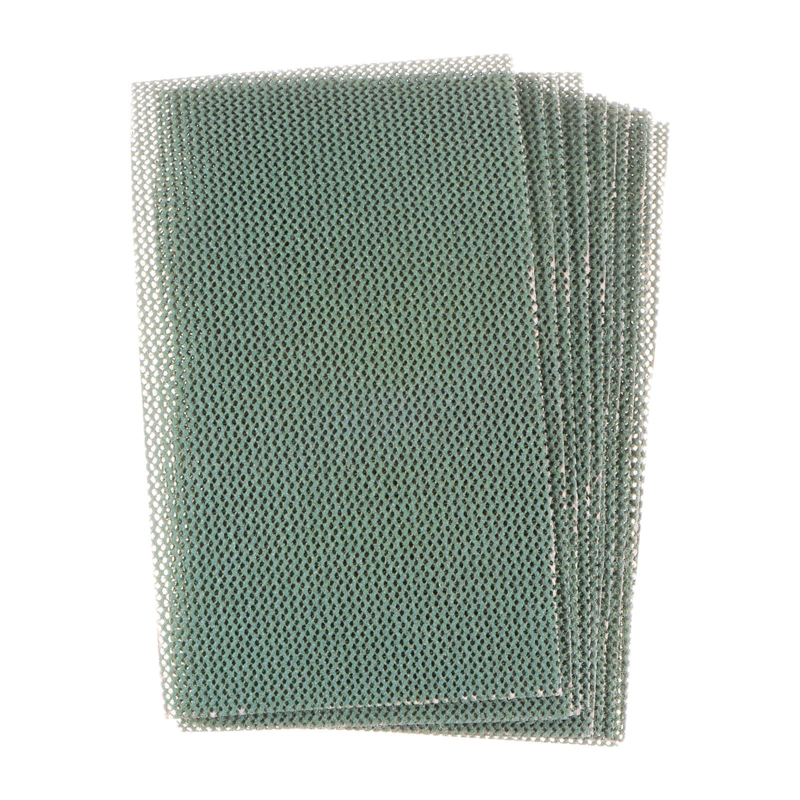 KHKFY  10 Pieces 120 Grit Mesh Sanding Screen Sheets 2-3/4 in by 5 in Wet or Dry Sandpaper Abrasive Pads for Car Wood Drywall Metal Polishing