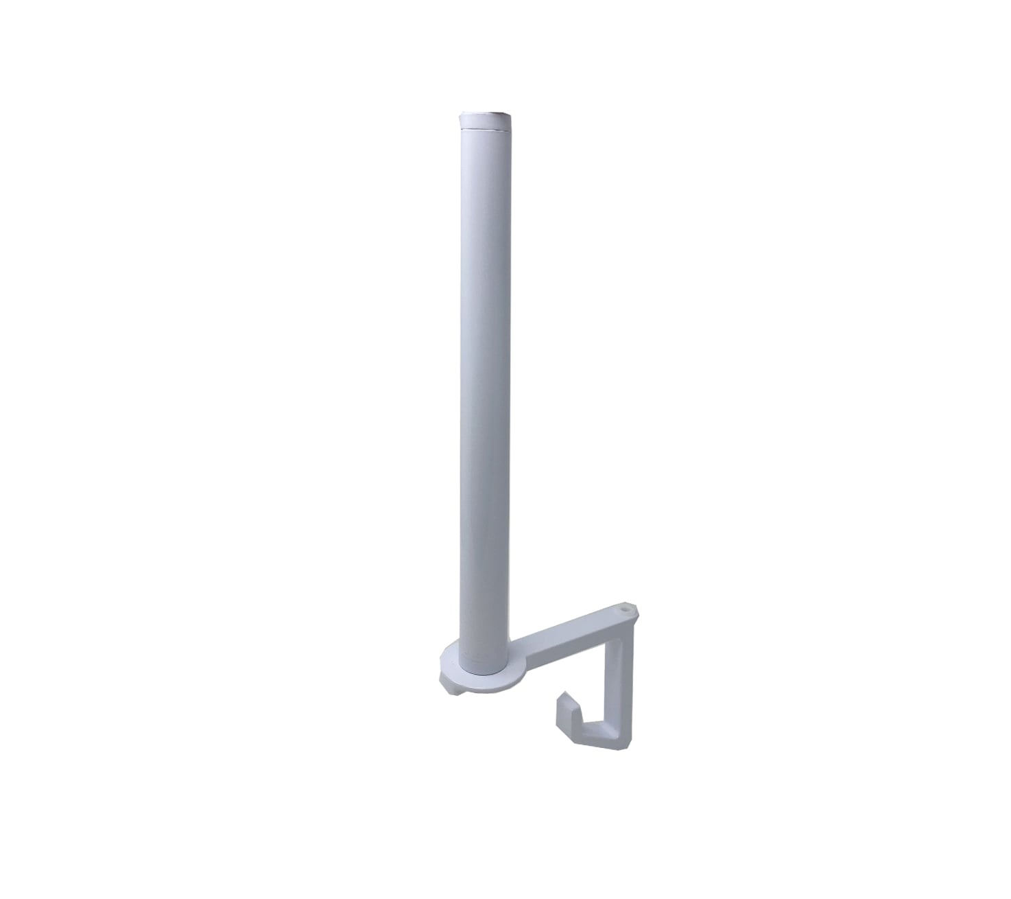 PF WaterWorks PF0591-WH HingeHanger Glossy White Single -Hook Over the door Towel Hook