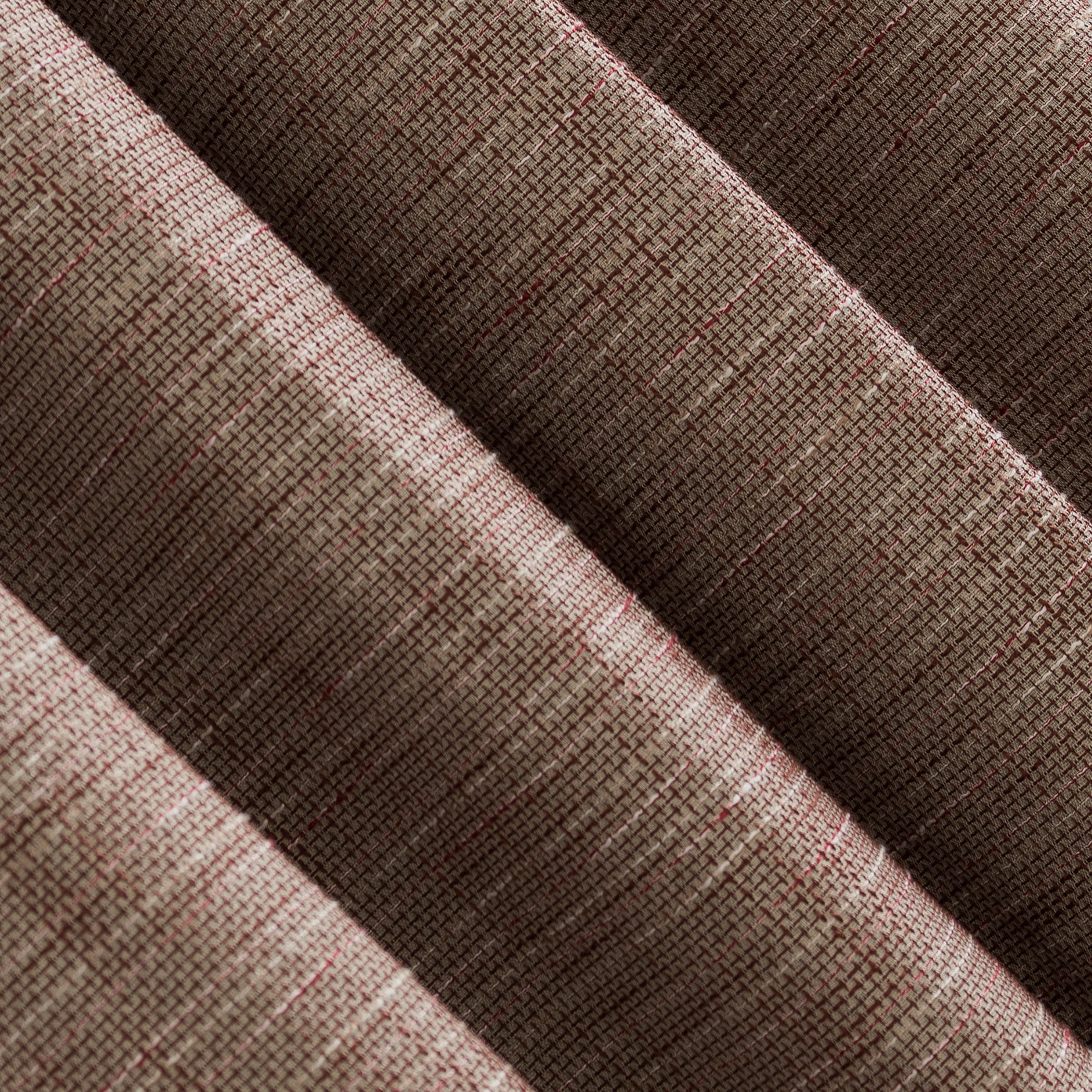 Russet Linen Burlap Weave Thermal Blackout Curtain Panel 52" x 84"