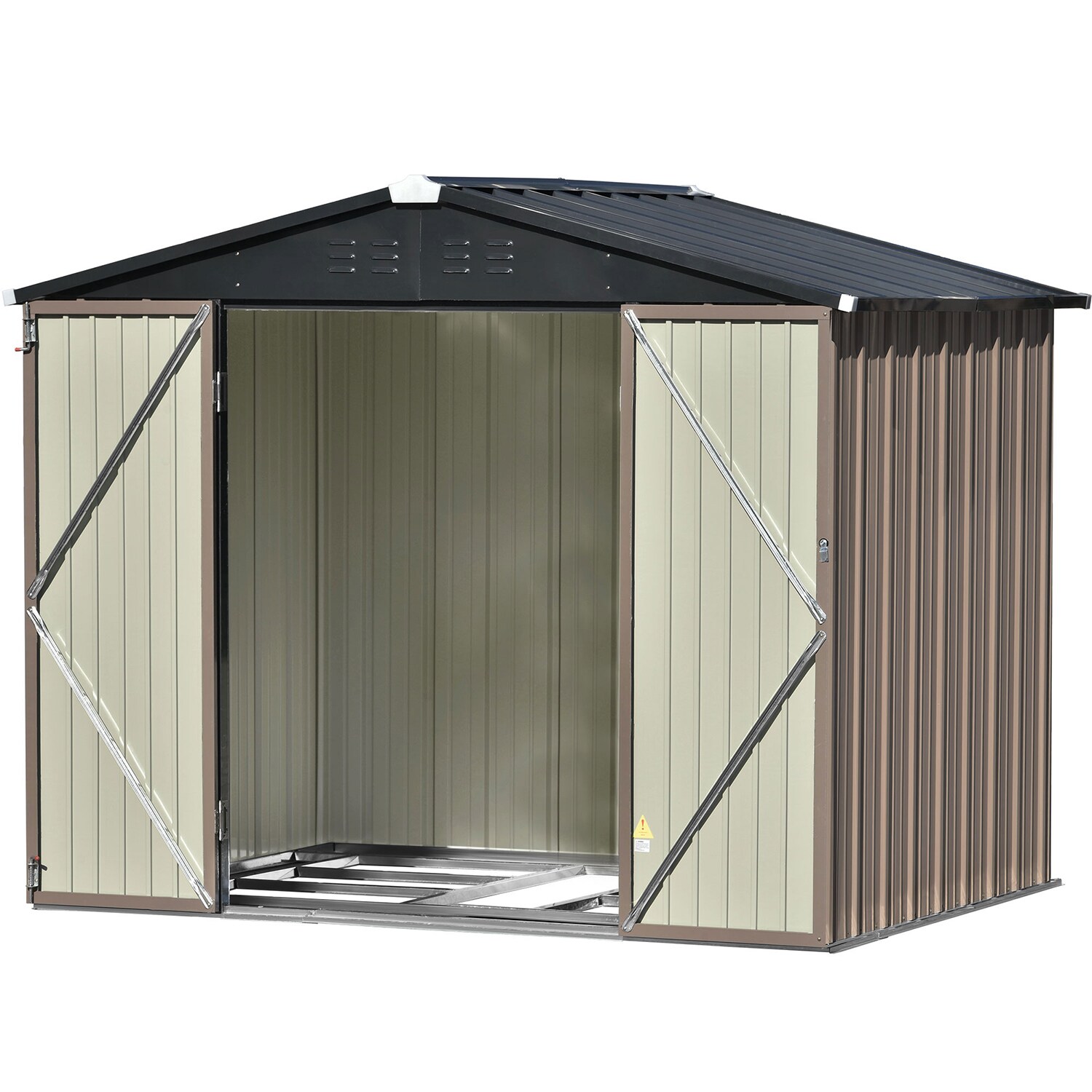 SINOFURN SYA010308GY Metal-Storage-Buildings-Sheds - View #18