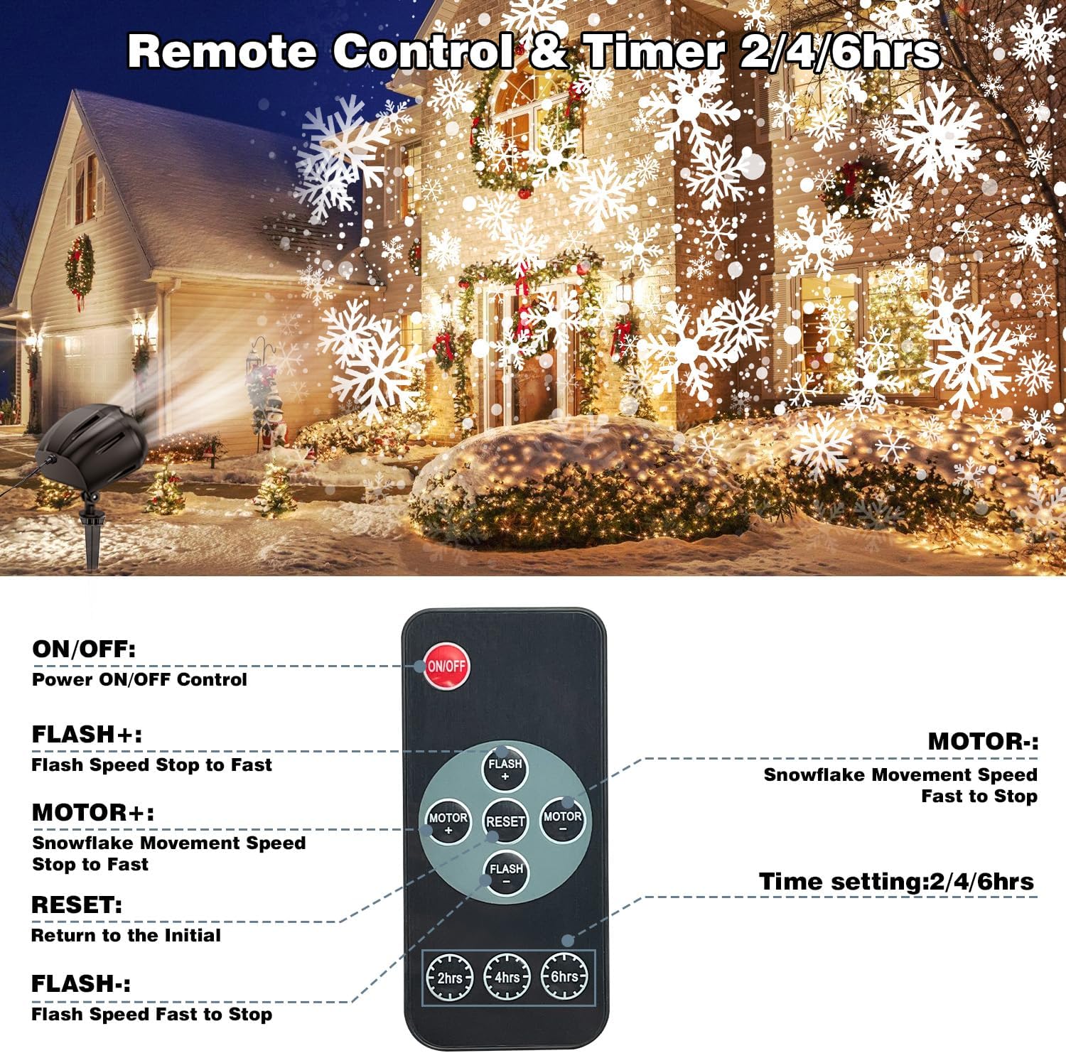 Etokfoks LET1125L41 Christmas-Light-Show-Projectors - View #5