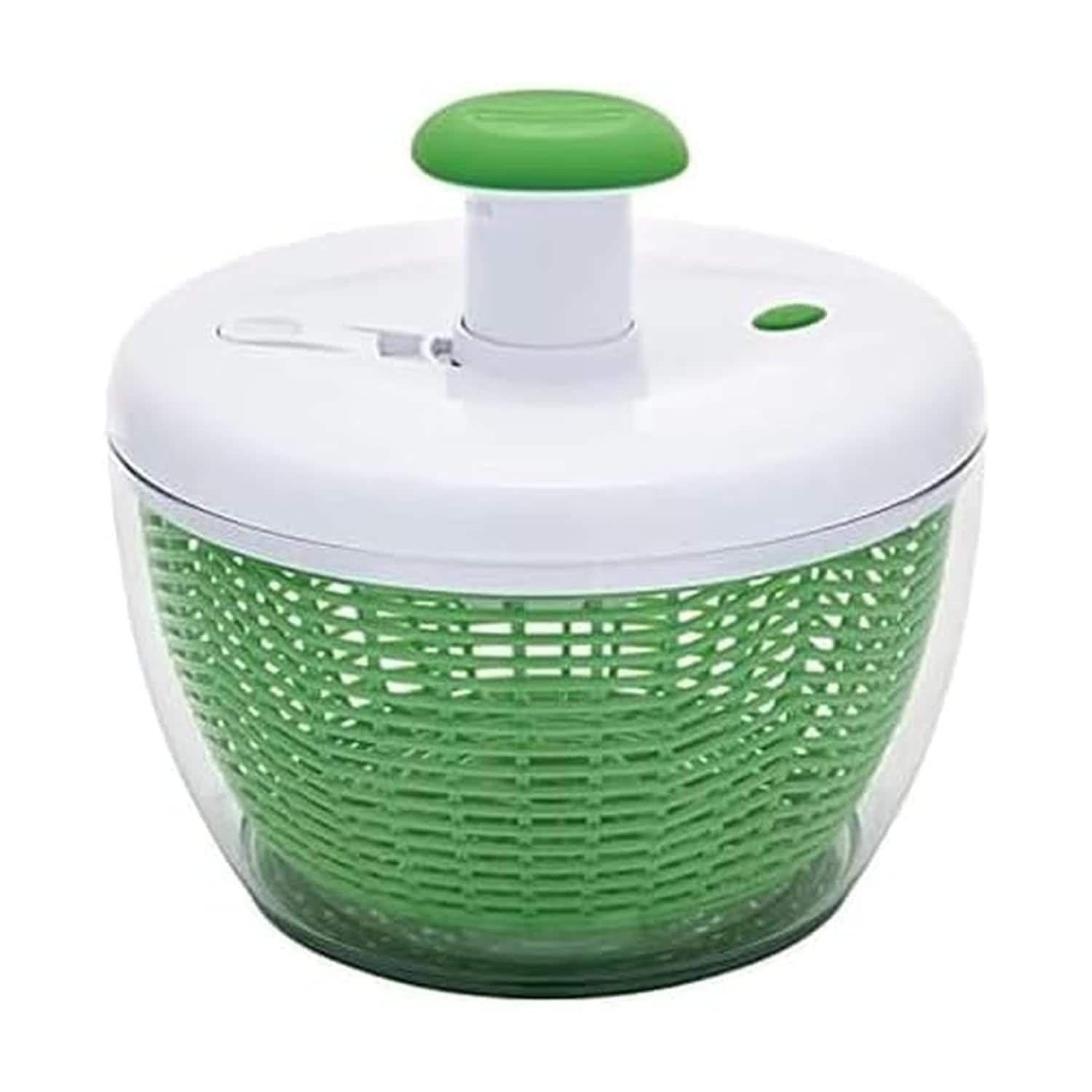 SPACELEAD 6.6 Quart Salad Spinner with Bowl Colander and Built-In Draining System for Greens Fruits and Produce