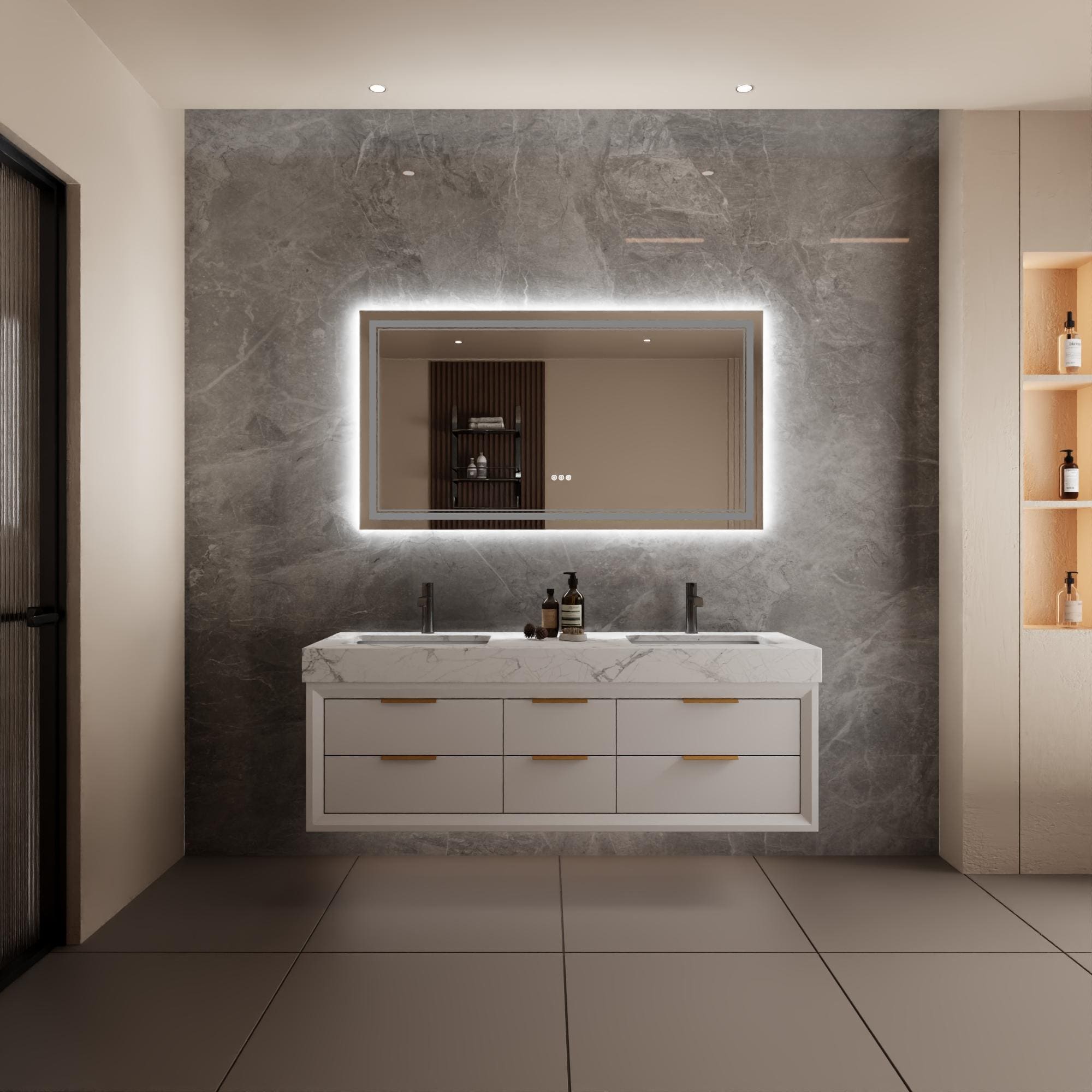 Bayfeve BFXB-6S3055-MIR Framed-Bath-Mirrors - View #16