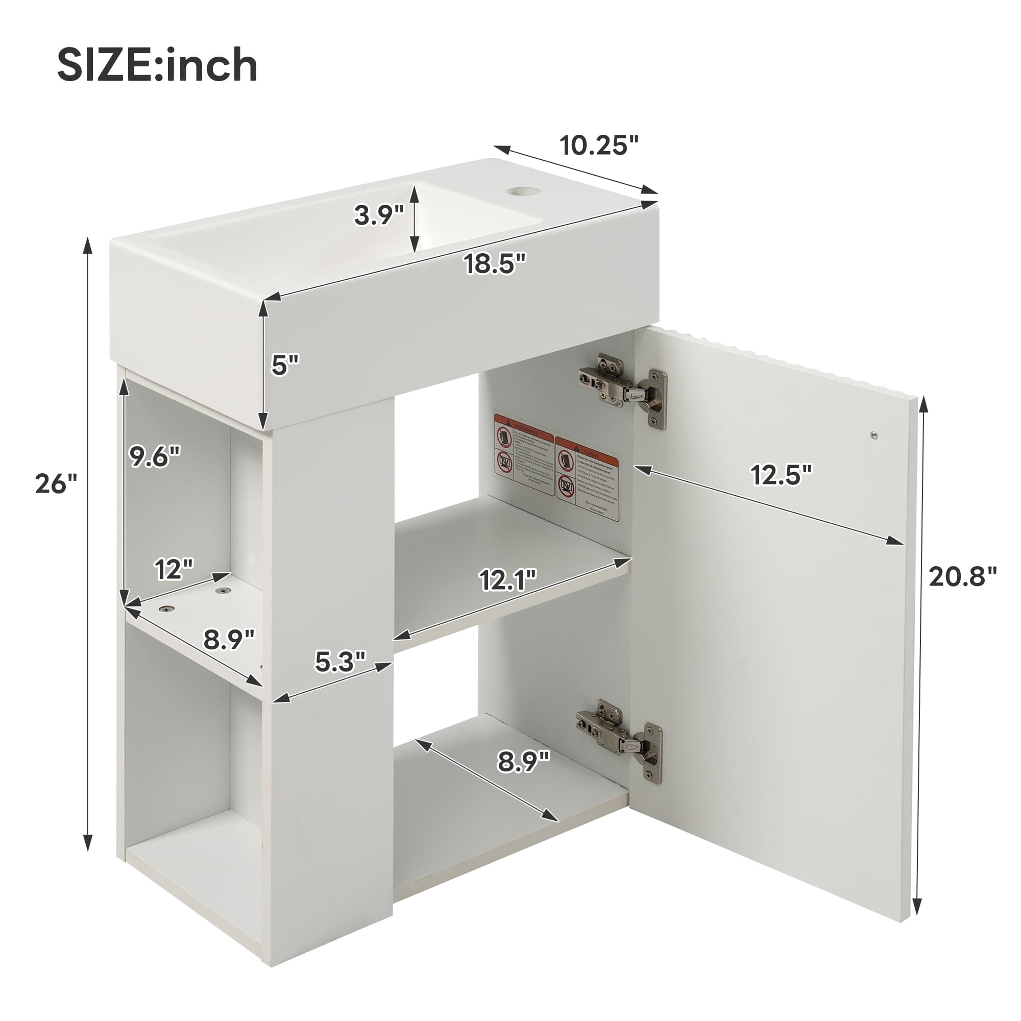 Vynxaria LEXY1239-DJYS-SZT054 Bath-Vanity-Combo - View #10