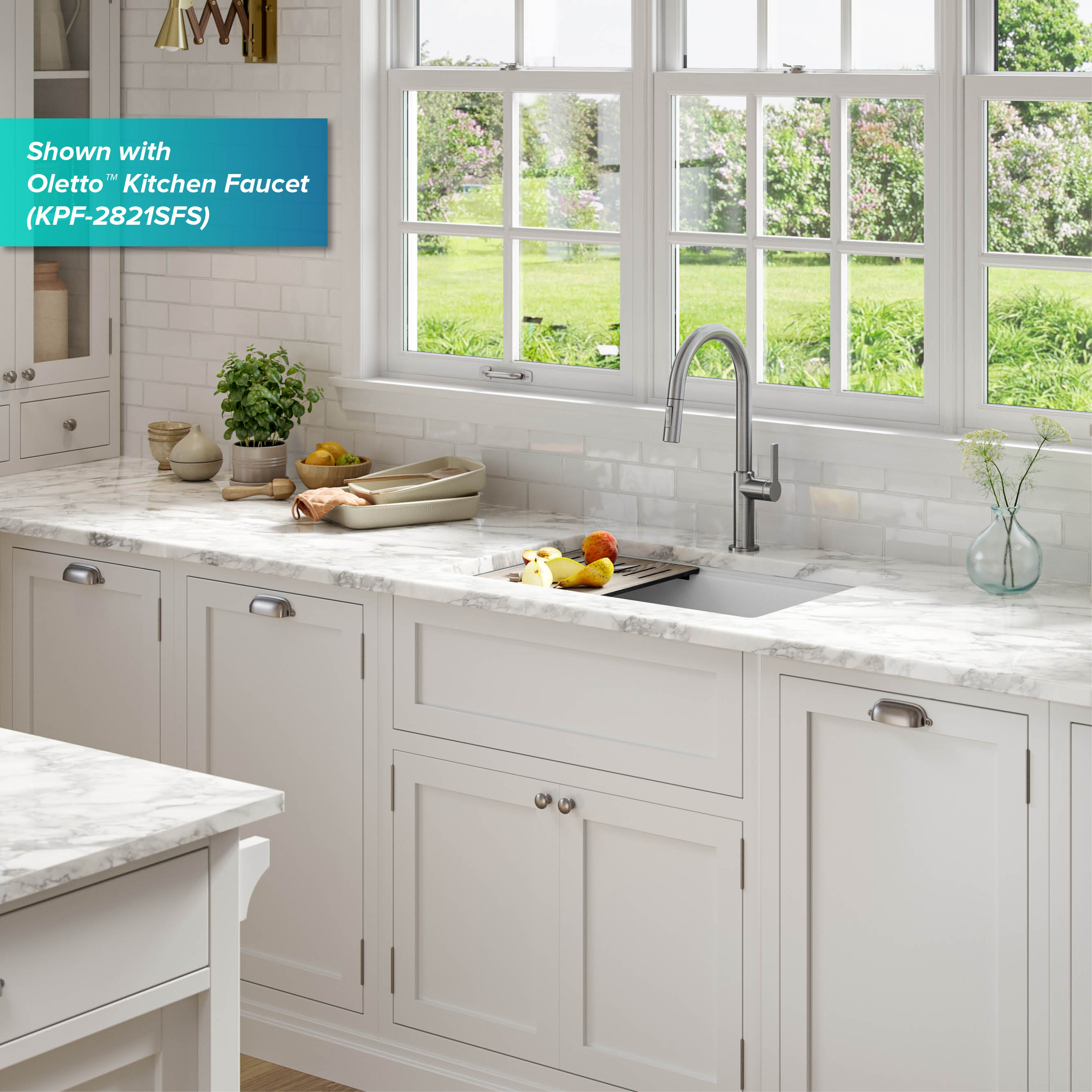 Kraus KGUW1-30WH Kitchen-Sinks - View #4