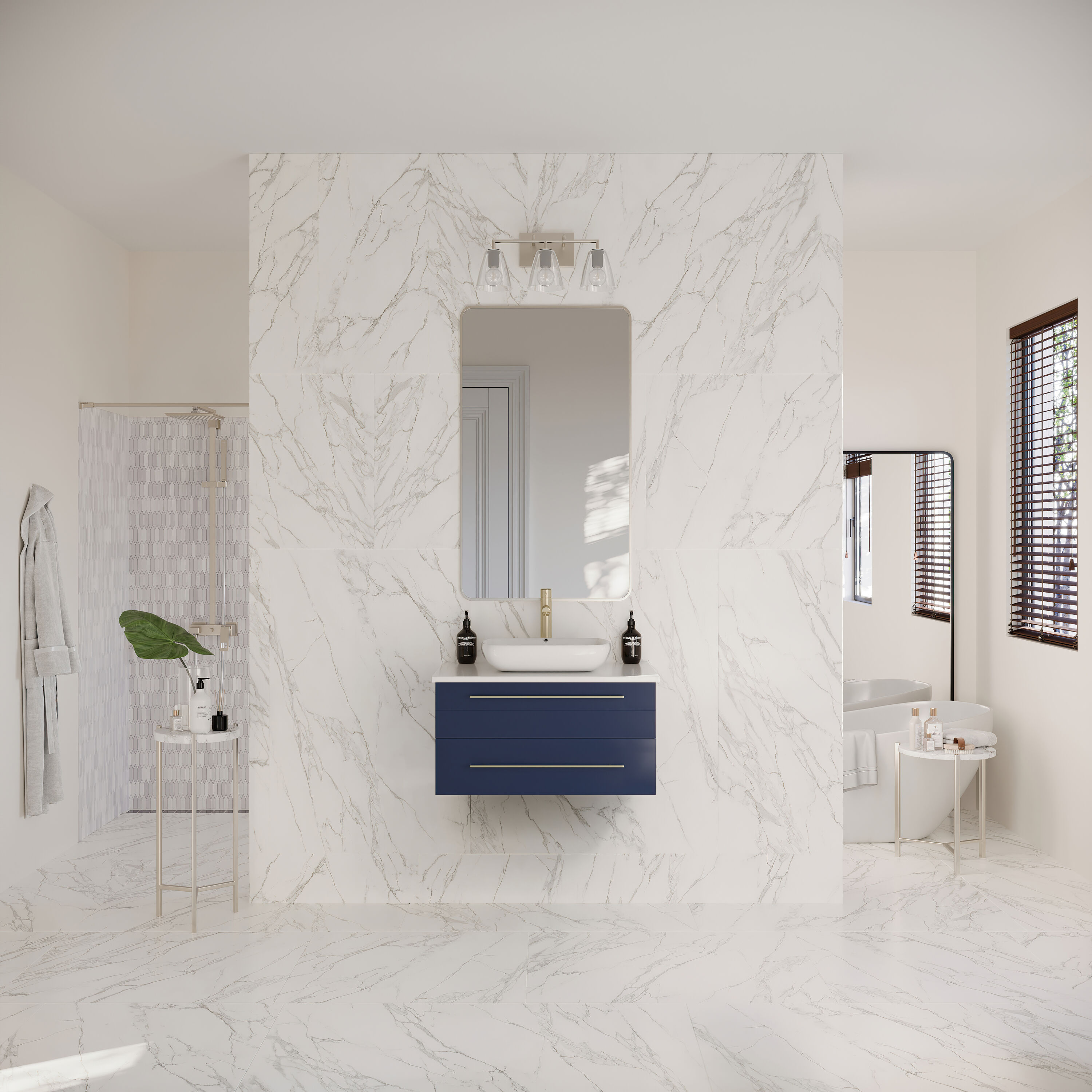 Fresca FCB6130RBL-VSL-CWH-V Bath-Vanity-Combo - View #5