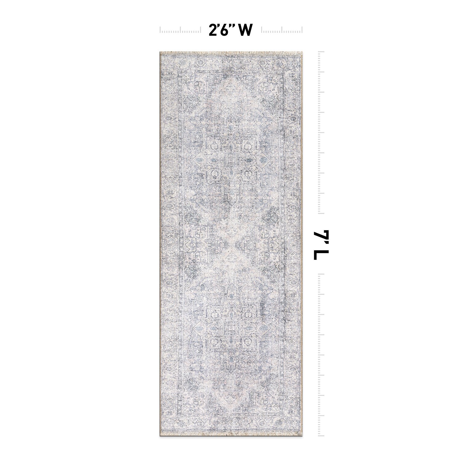 World Rug Gallery 6033BLUE2X7 rugs - View #6