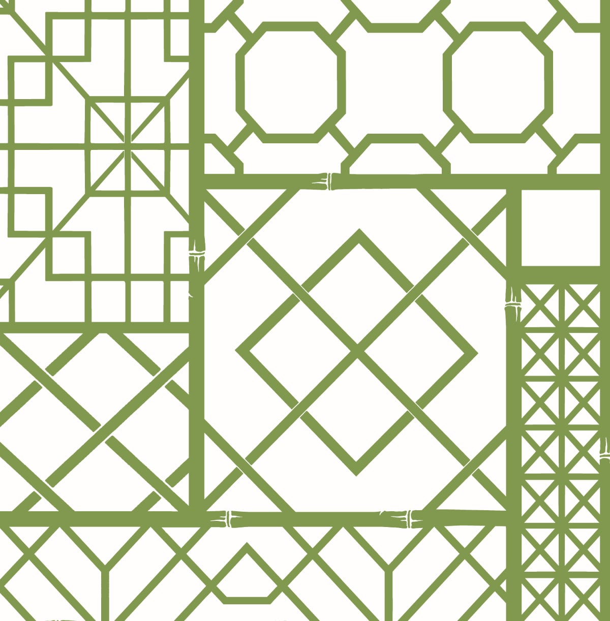 NextWall NW42604 30.75-Sq. Feet Spring Green Vinyl Geometric Self-adhesive Peel and Stick Wallpaper