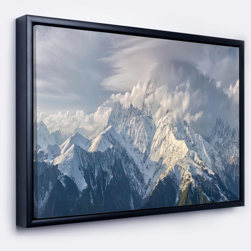 Designart FL8609-42-32-FLB Wood Floater frame 32-Inches H x 42-Inches W Landscape Canvas Print