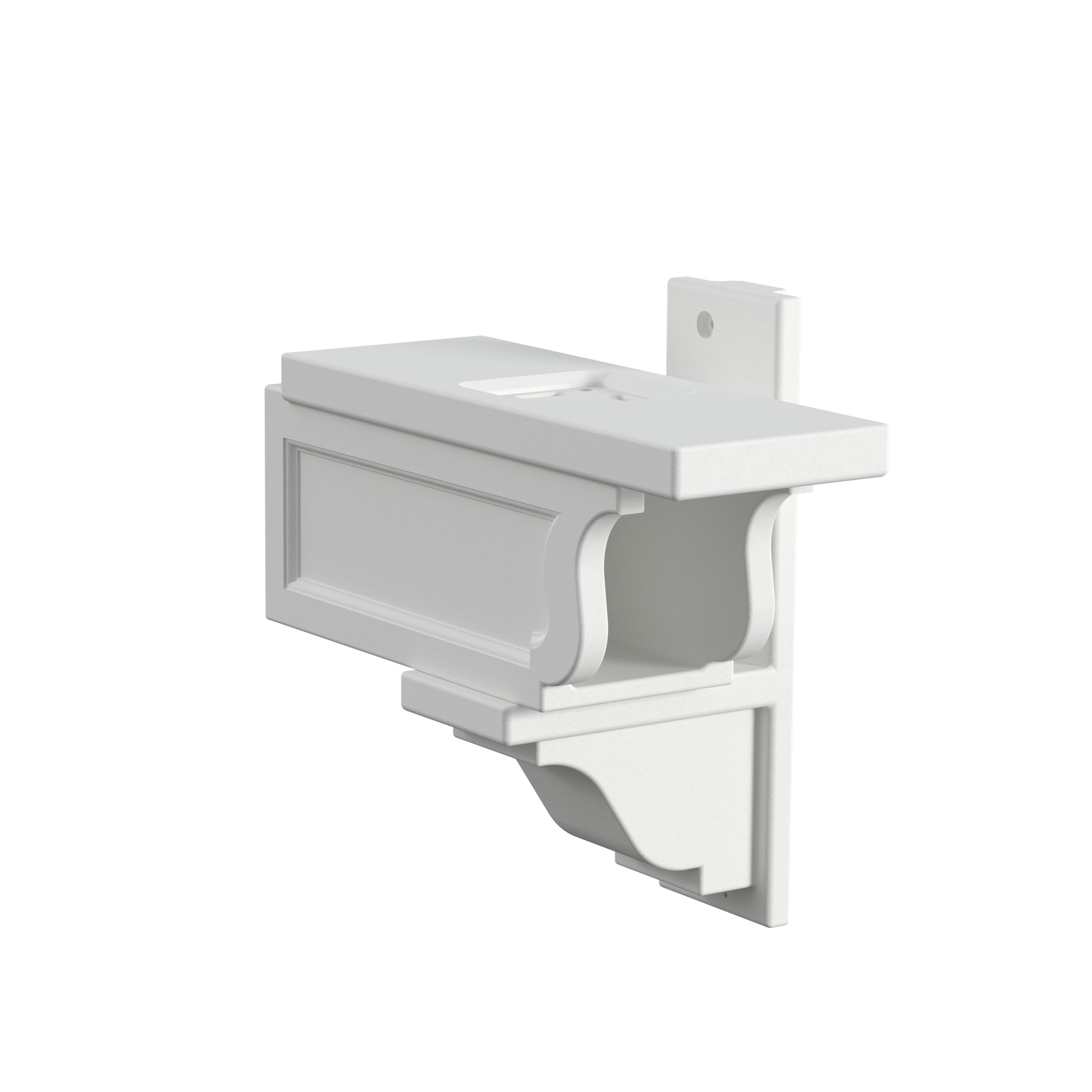Mayne 5809-W Mailbox-Posts - View #4