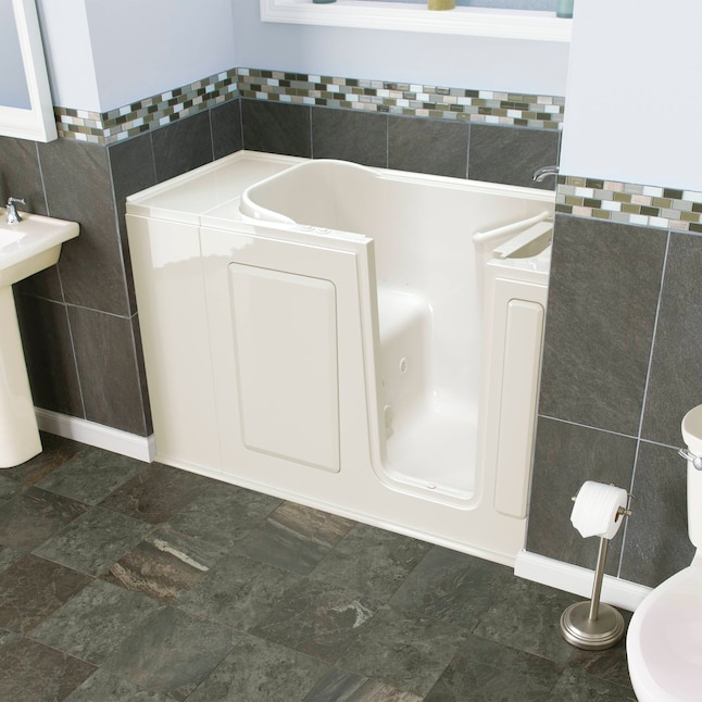 Value Series 48 in. Right Hand Walk-In Bathtub in Biscuit Value Series 48 in. Right Hand Walk-In Bathtub in Biscuit