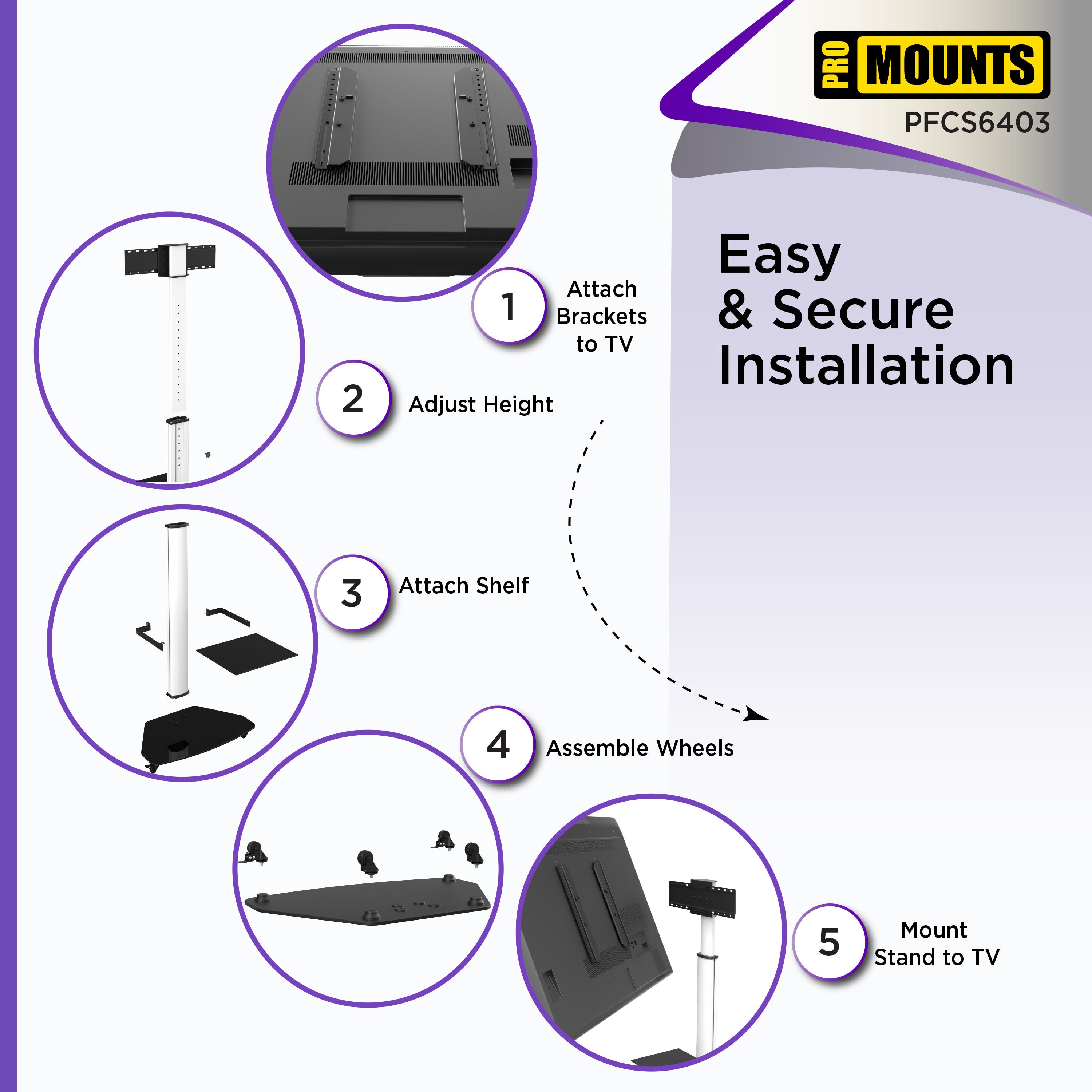 Promounts PFCS6403 Tv-Mounts - View #6