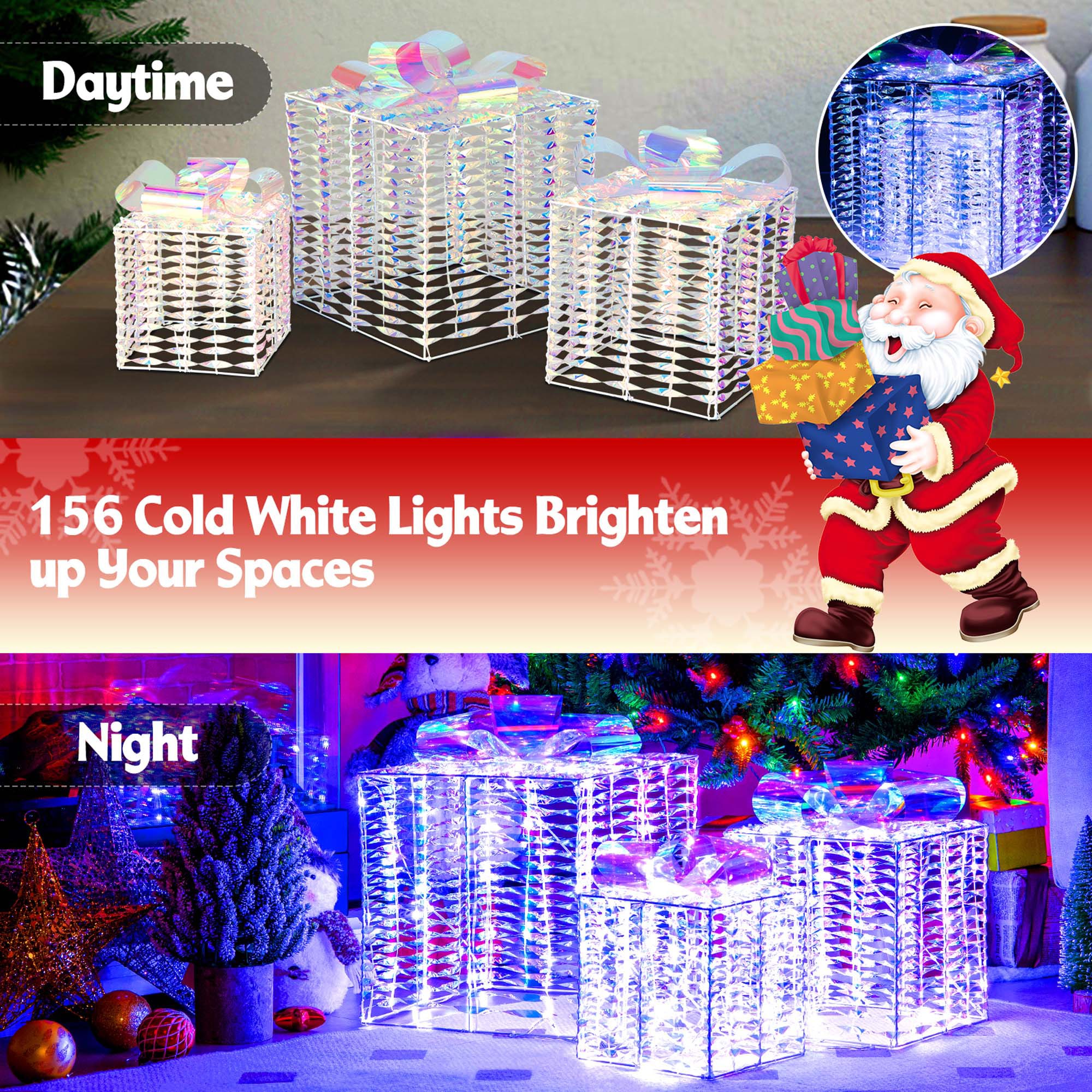 Costway LWS00725 Table-Christmas-Decorations - View #3