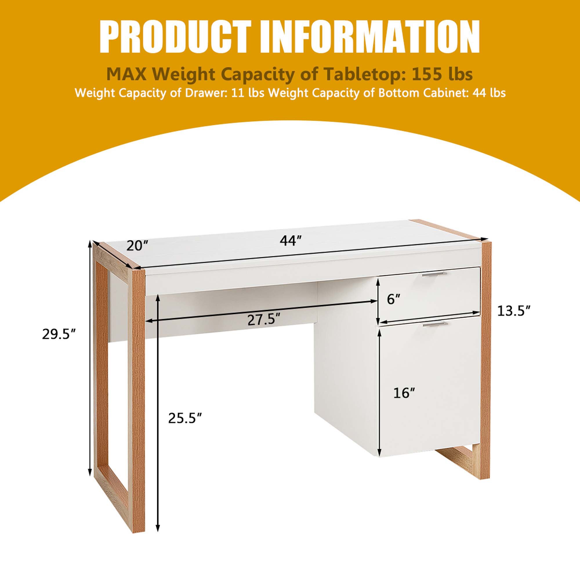 Costway SXL00190 desks - View #2