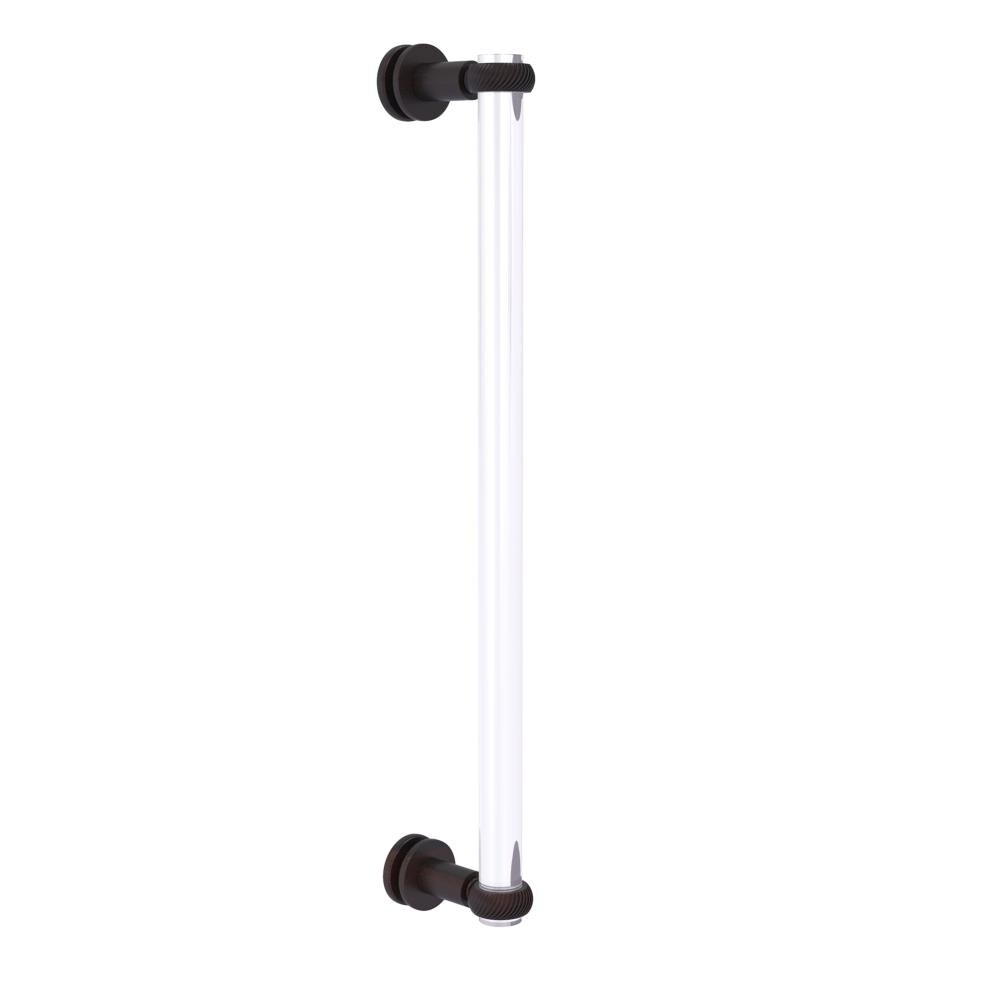 Allied Brass CV-407T-18SM-VB Venetian bronze 18-Inches Hinged shower door Handle