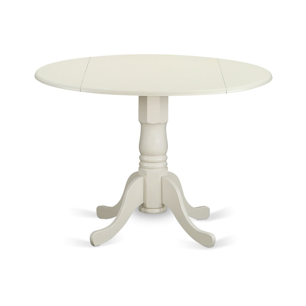 East West Furniture DLAS3-WHI-42 Dining-Tables - View #3