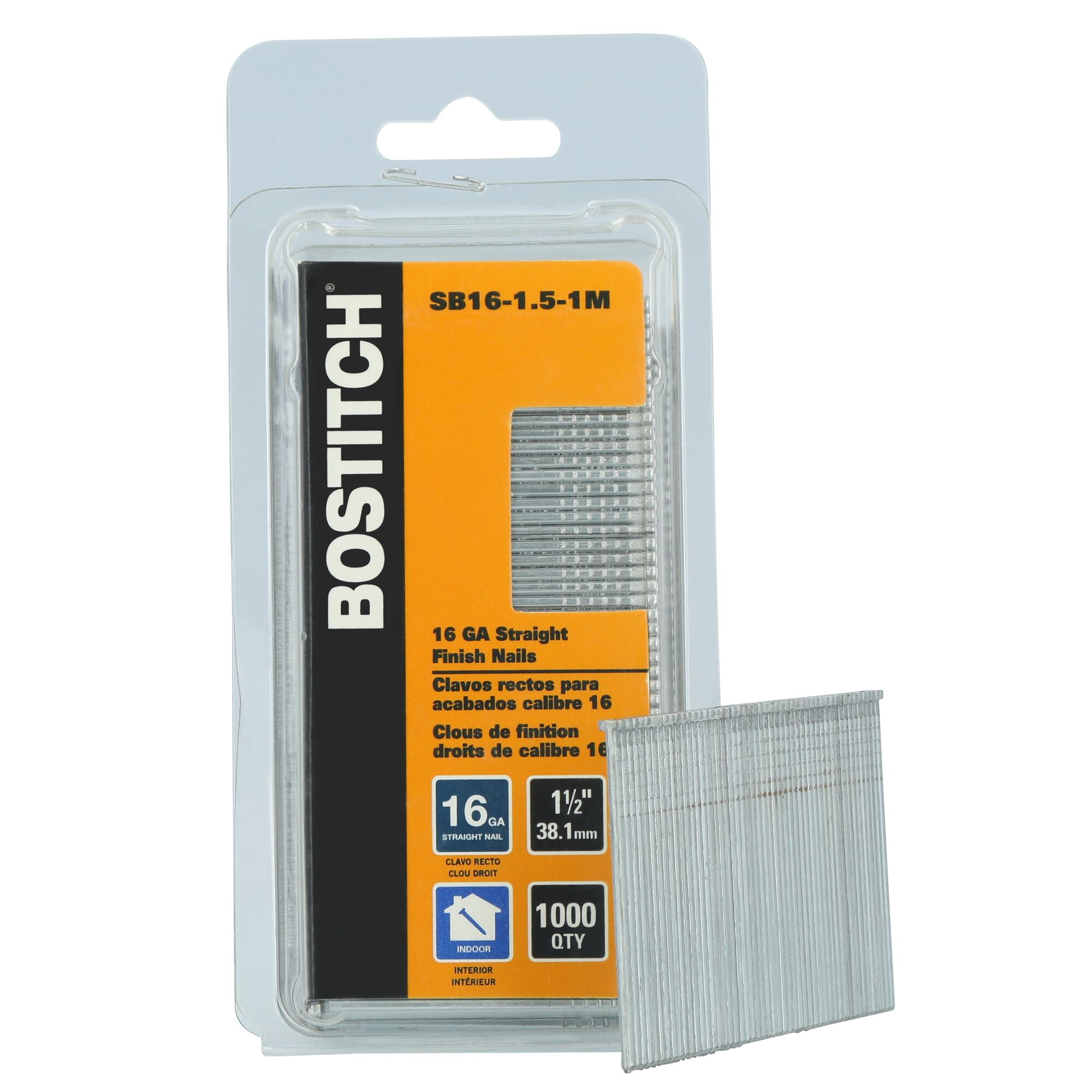 Bostitch 2in 15Gauge Angled Coated Collated Finish Nails in the Brads