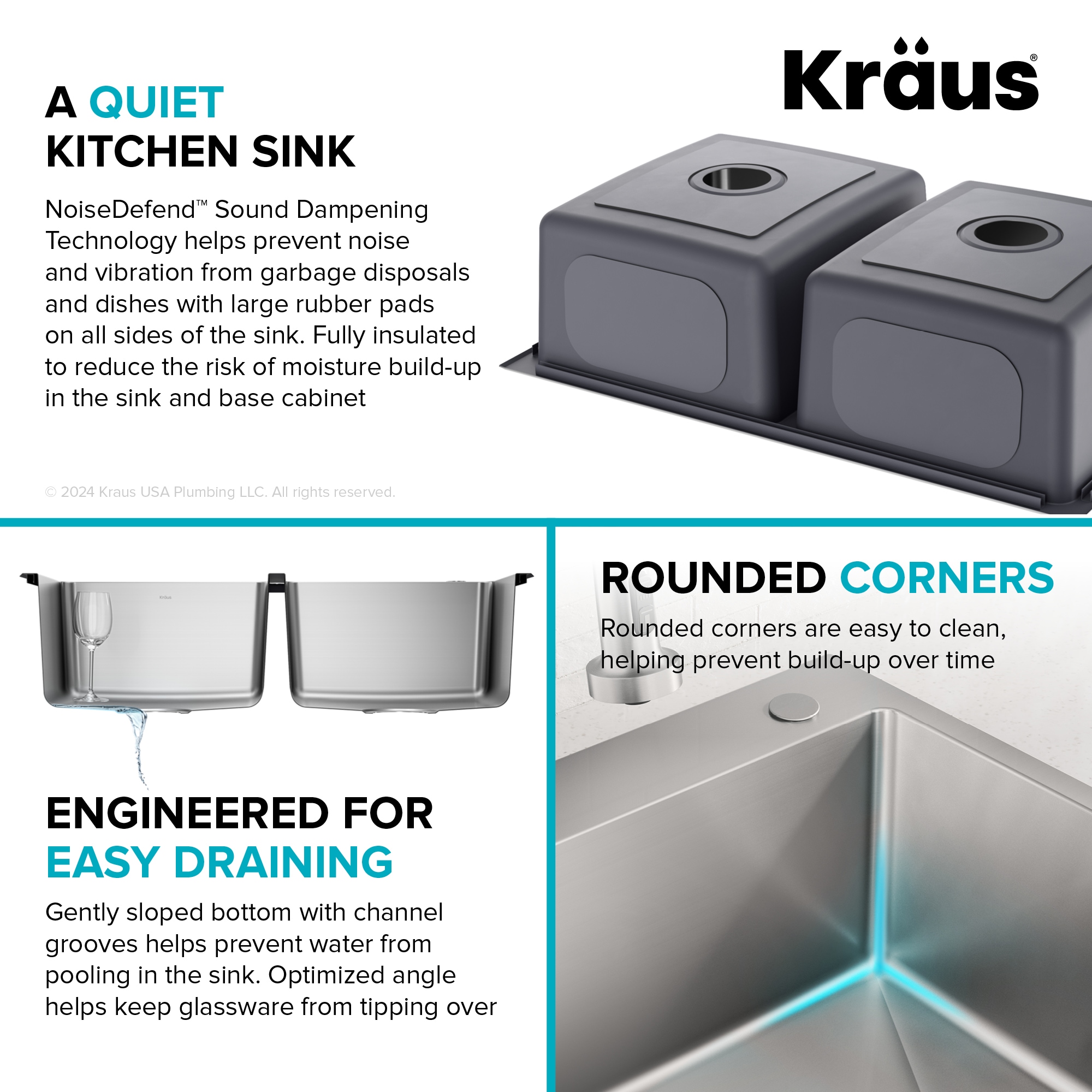 Kraus KHT632-33 Kitchen-Sinks - View #10