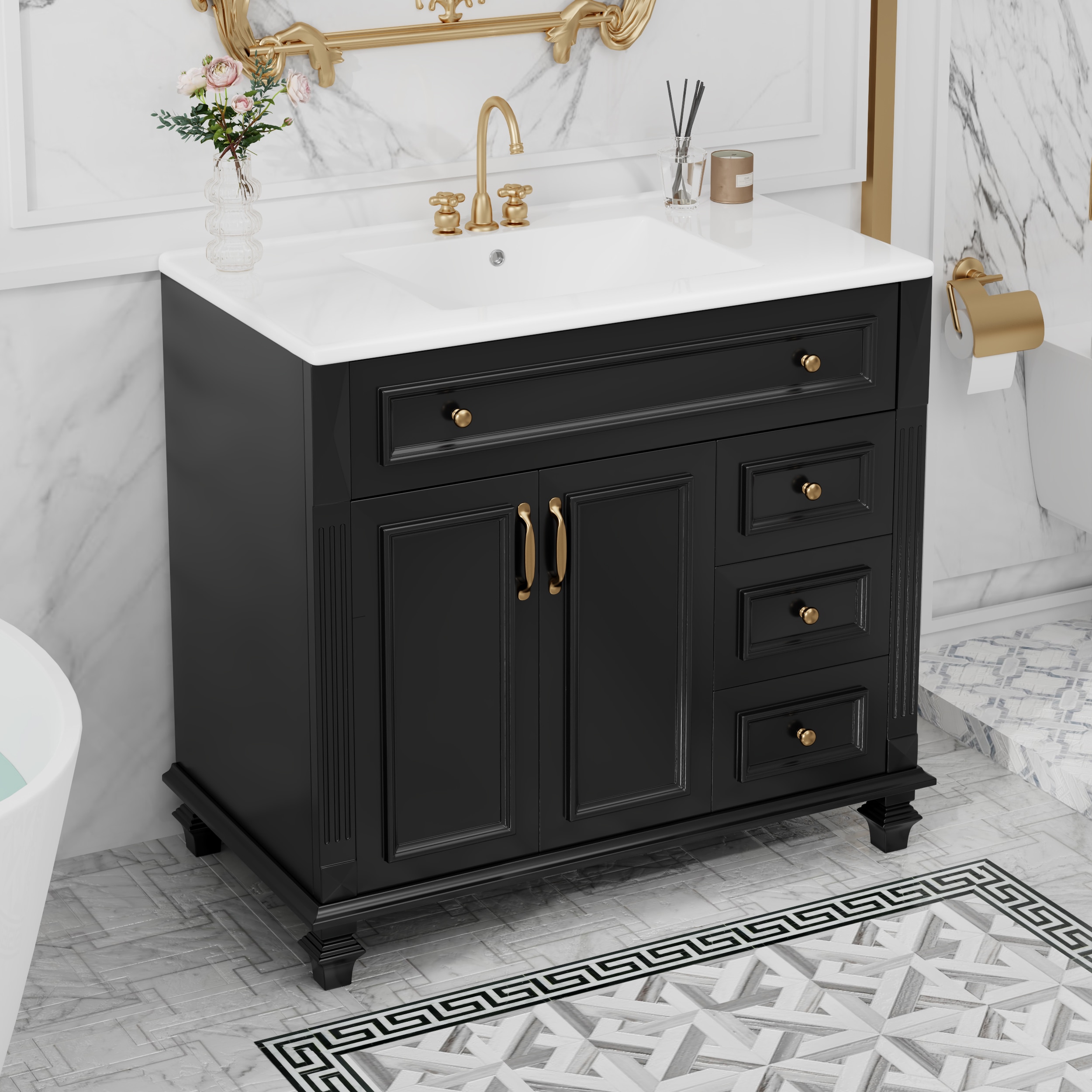 WELLFOR WA-6048DH Bath-Vanity-Combo - View #11