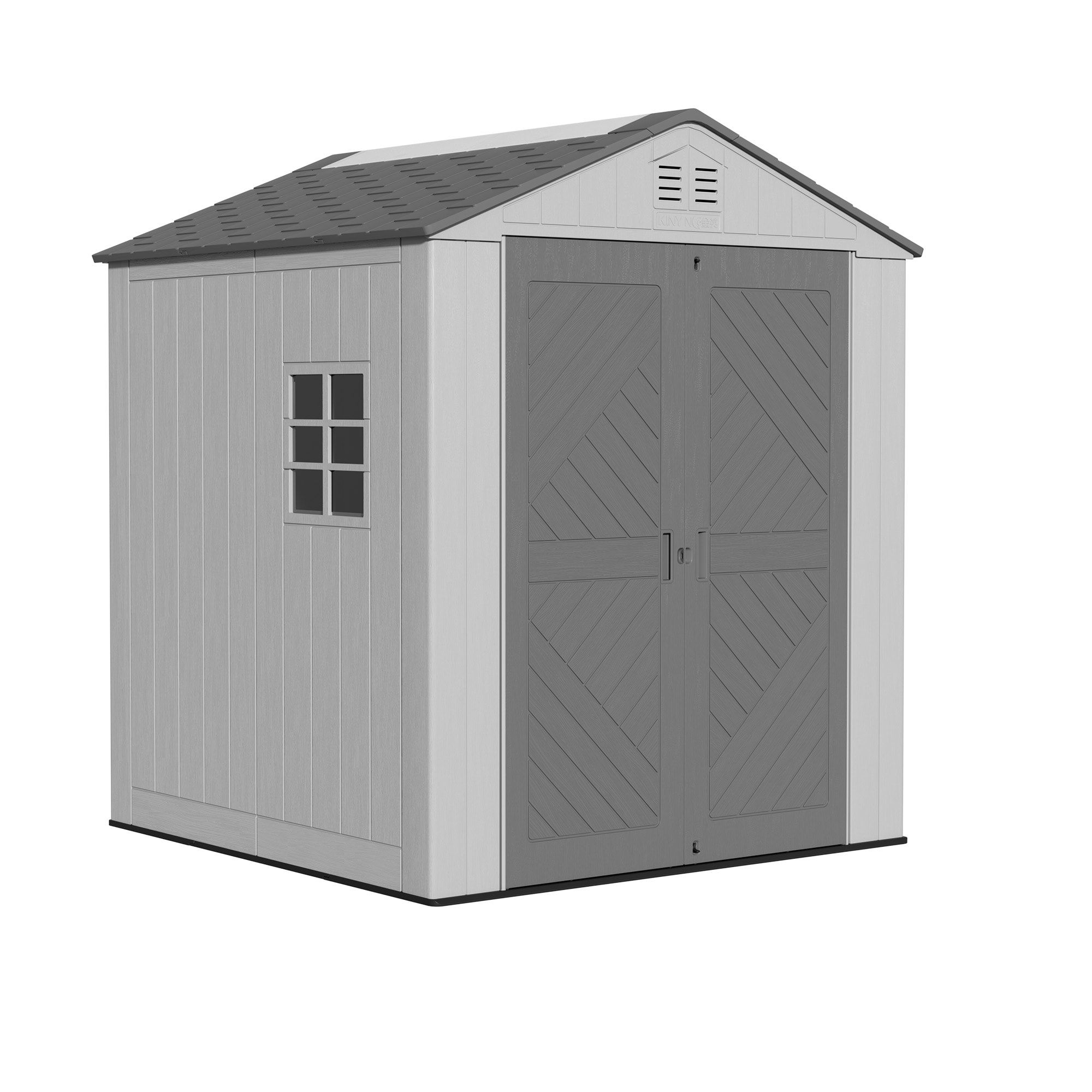 GRAND PATIO Weather Resistant Outdoor Storage Shed Resin Garden Shed ...