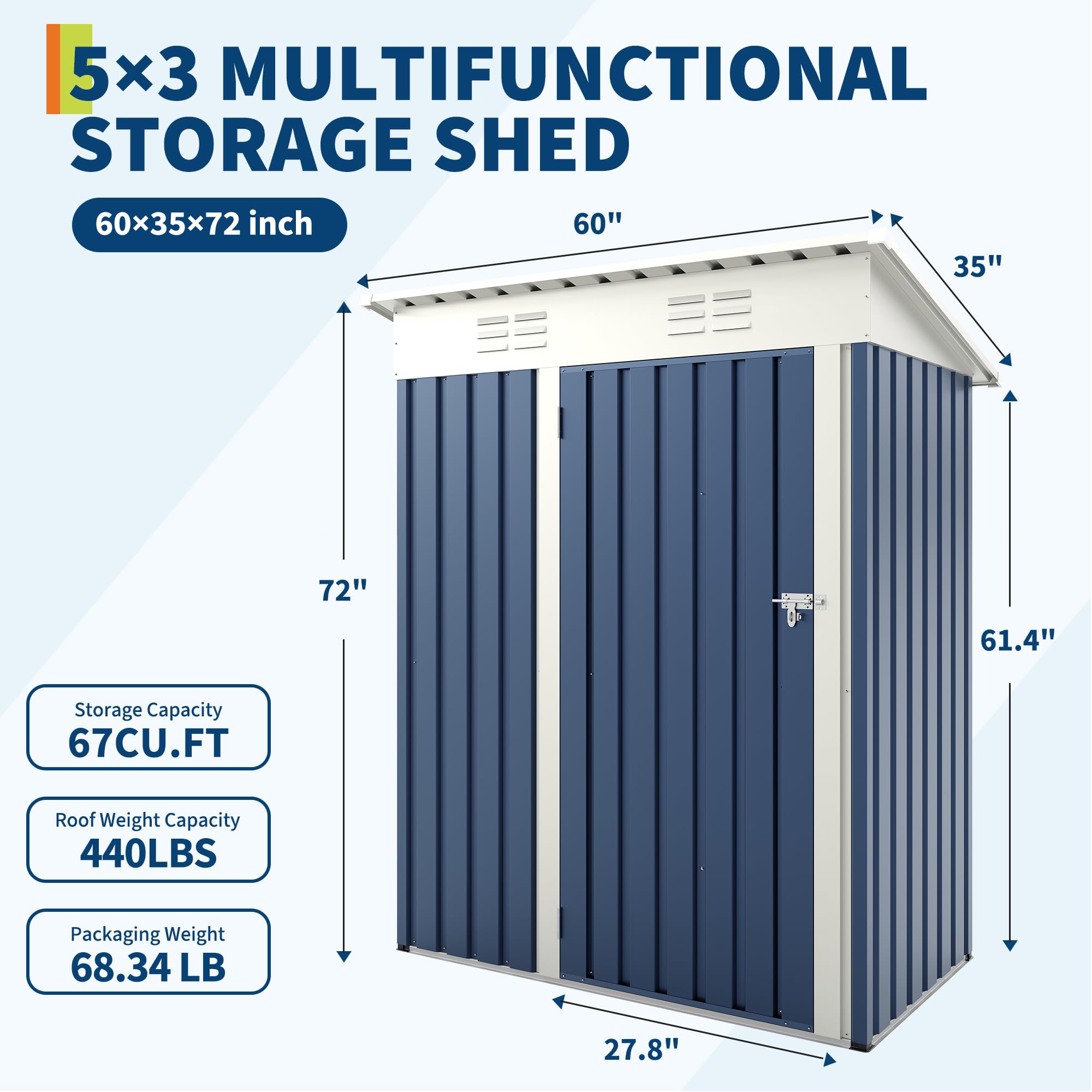 Garvee PPG343DNUJD001 Metal-Storage-Buildings-Sheds - View #4