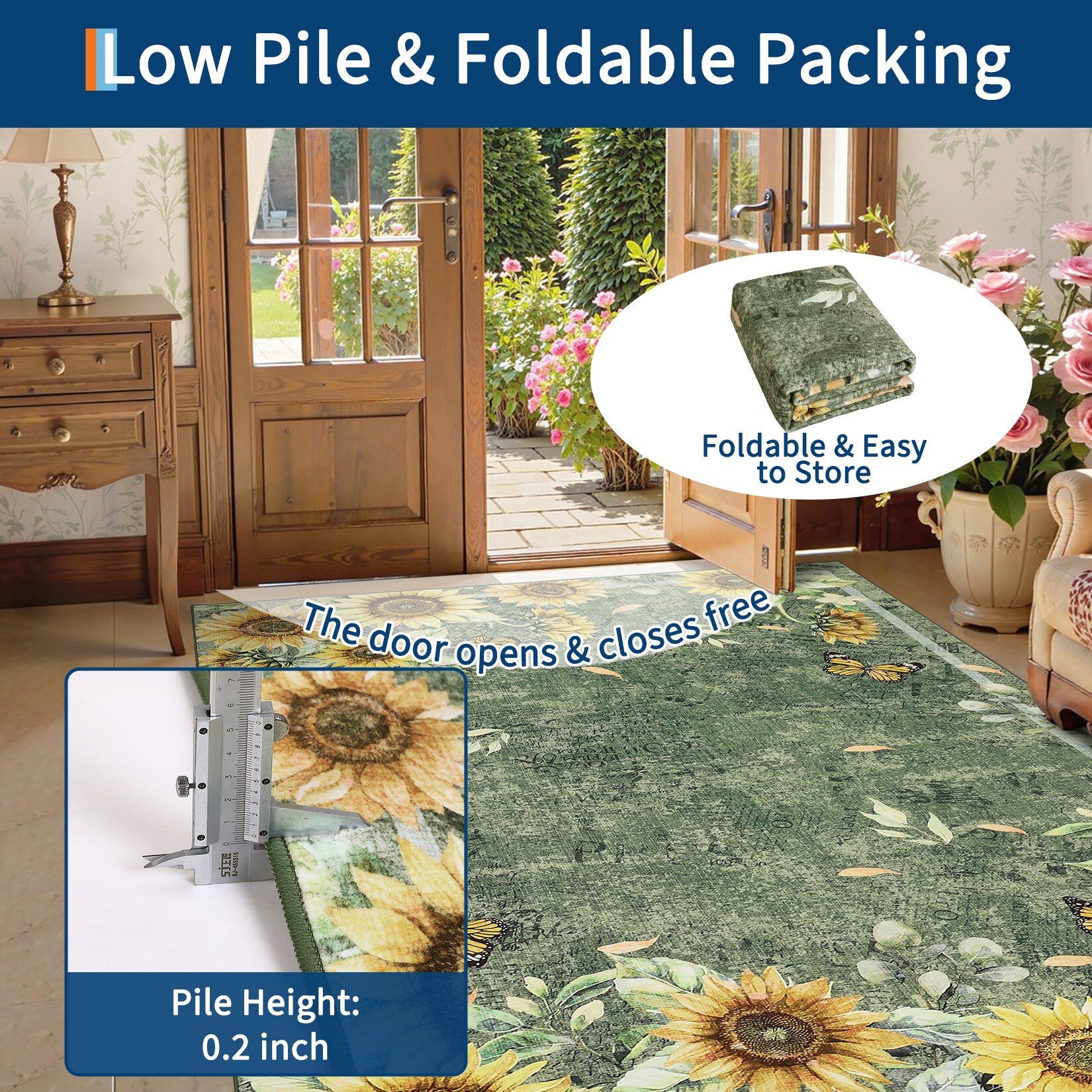 Garvee SUNNY-RUG-7X5M rugs - View #7