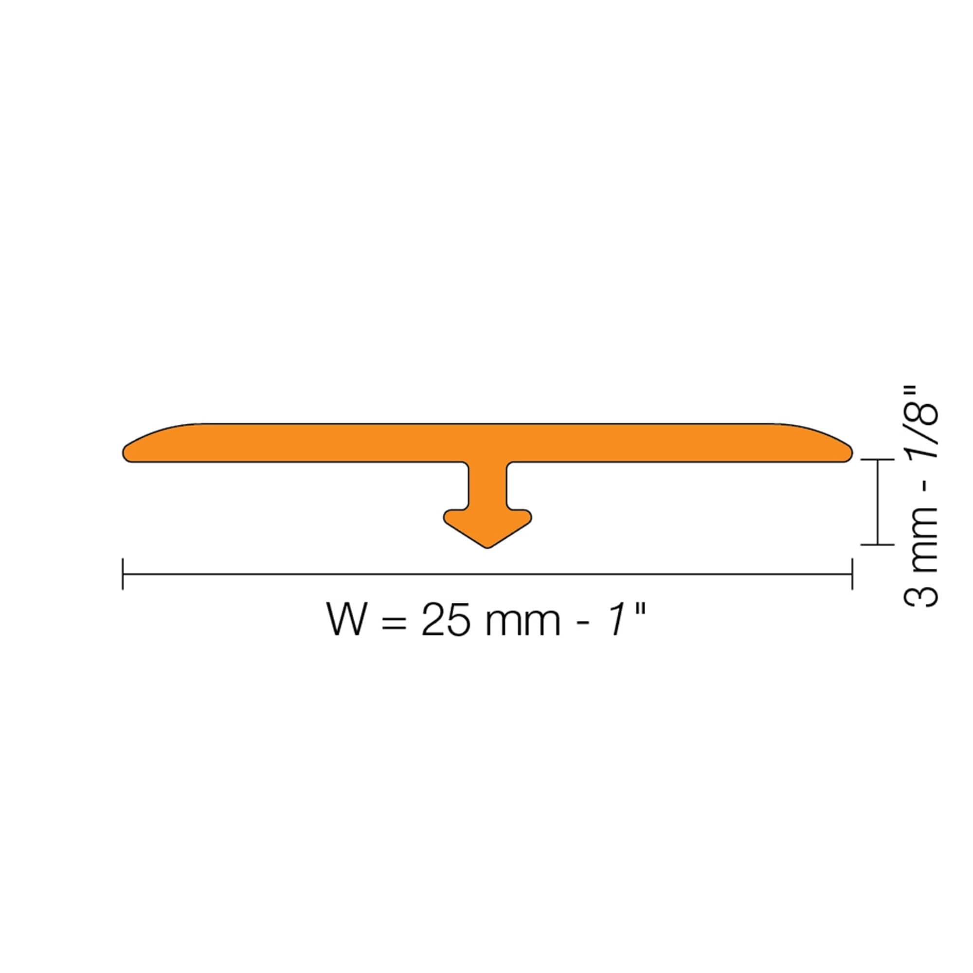 Schluter Systems VPTL3/25ATGB Floor-Moulding - View #4