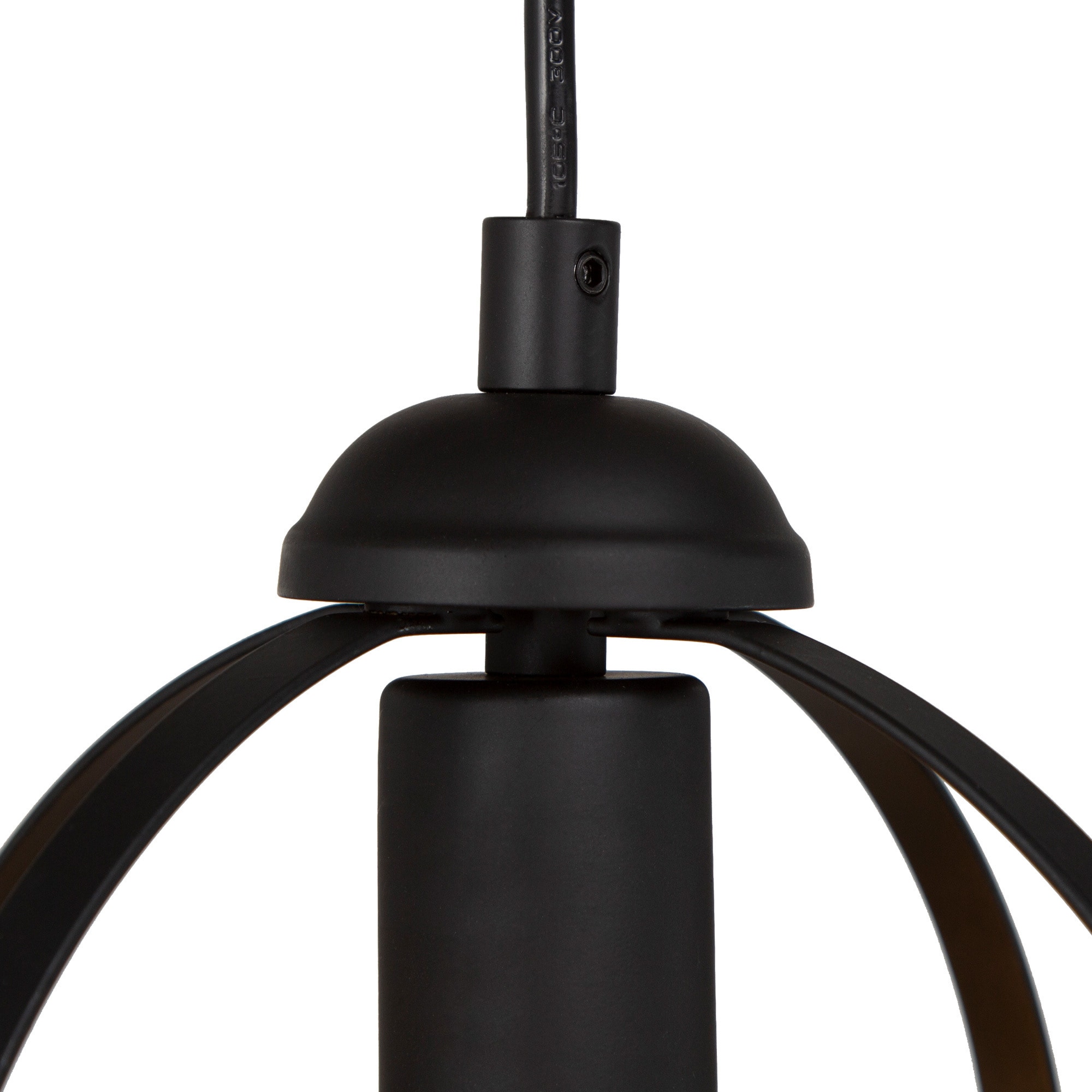 Justice Design LumenAria Tribeca 48 Drum Pendant - Matte Black - FAL-9547-MBLK