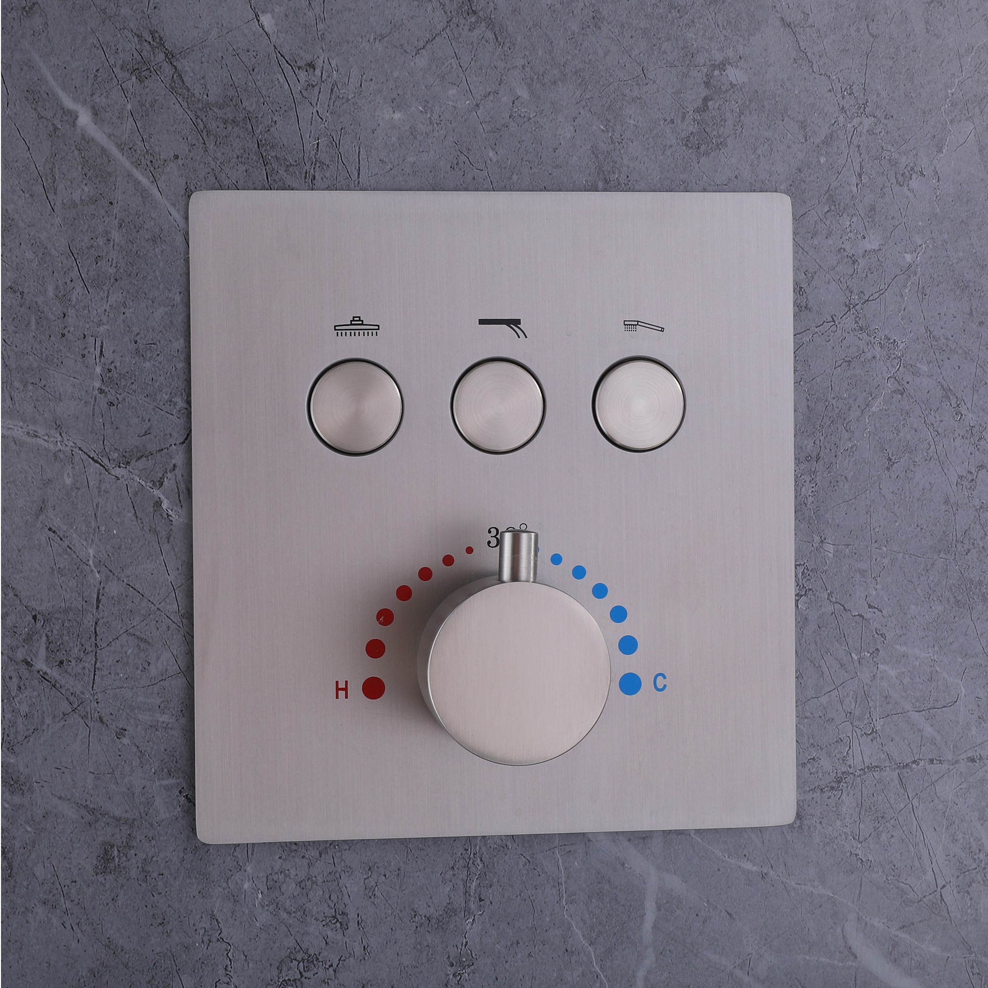 WELLFOR WB-SH018BN Showerhead-Bar-Panels - View #8