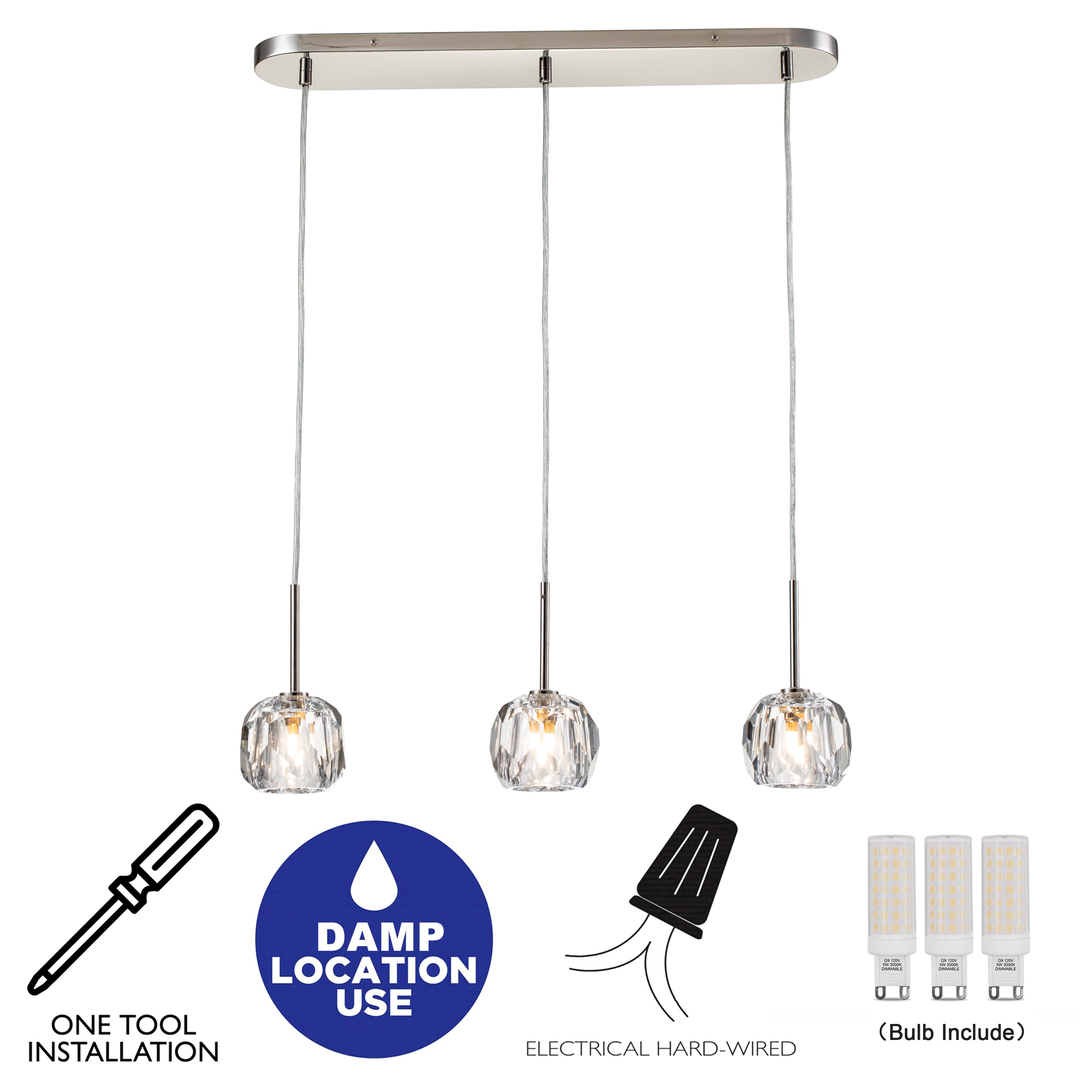 C Cattleya CA2003-3H Pendant-Lights - View #8
