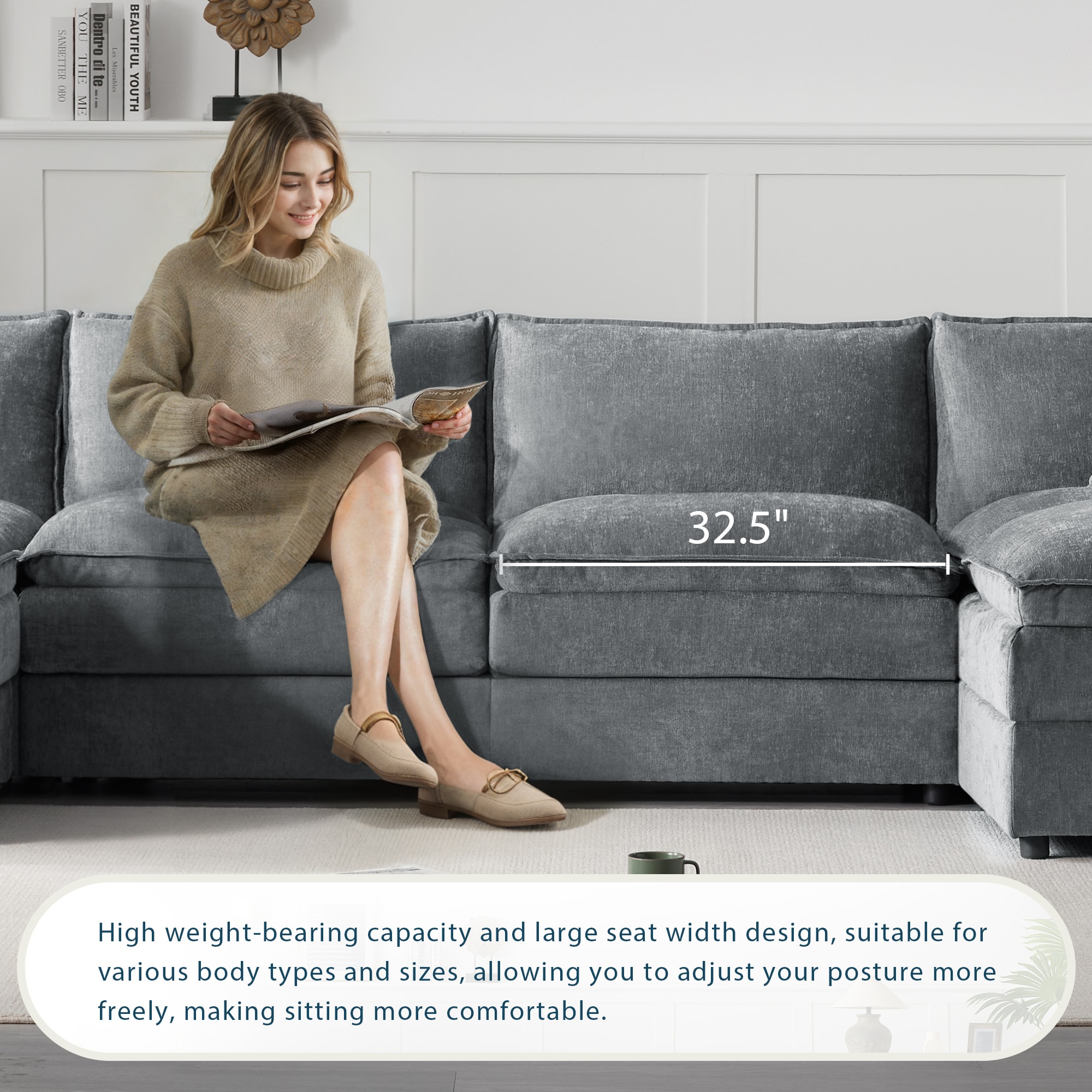 ModernLuxe N723S9687B Sofas-Loveseats - View #4