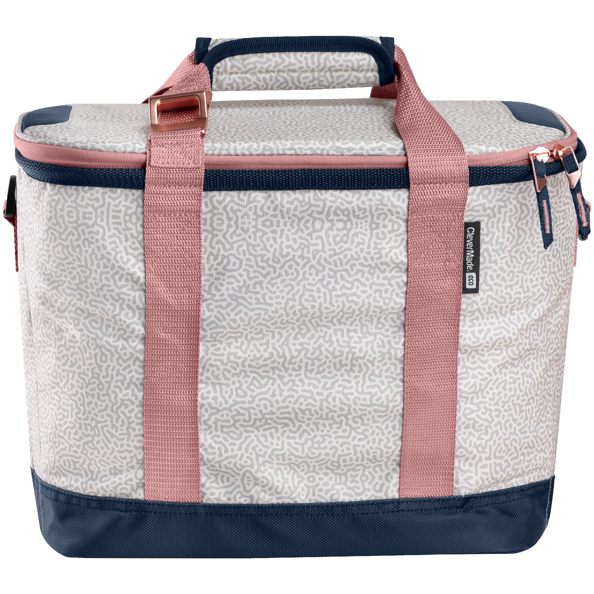 CleverMade 7062-7534-7606 Pink 30 Cans Soft Insulated Personal cooler