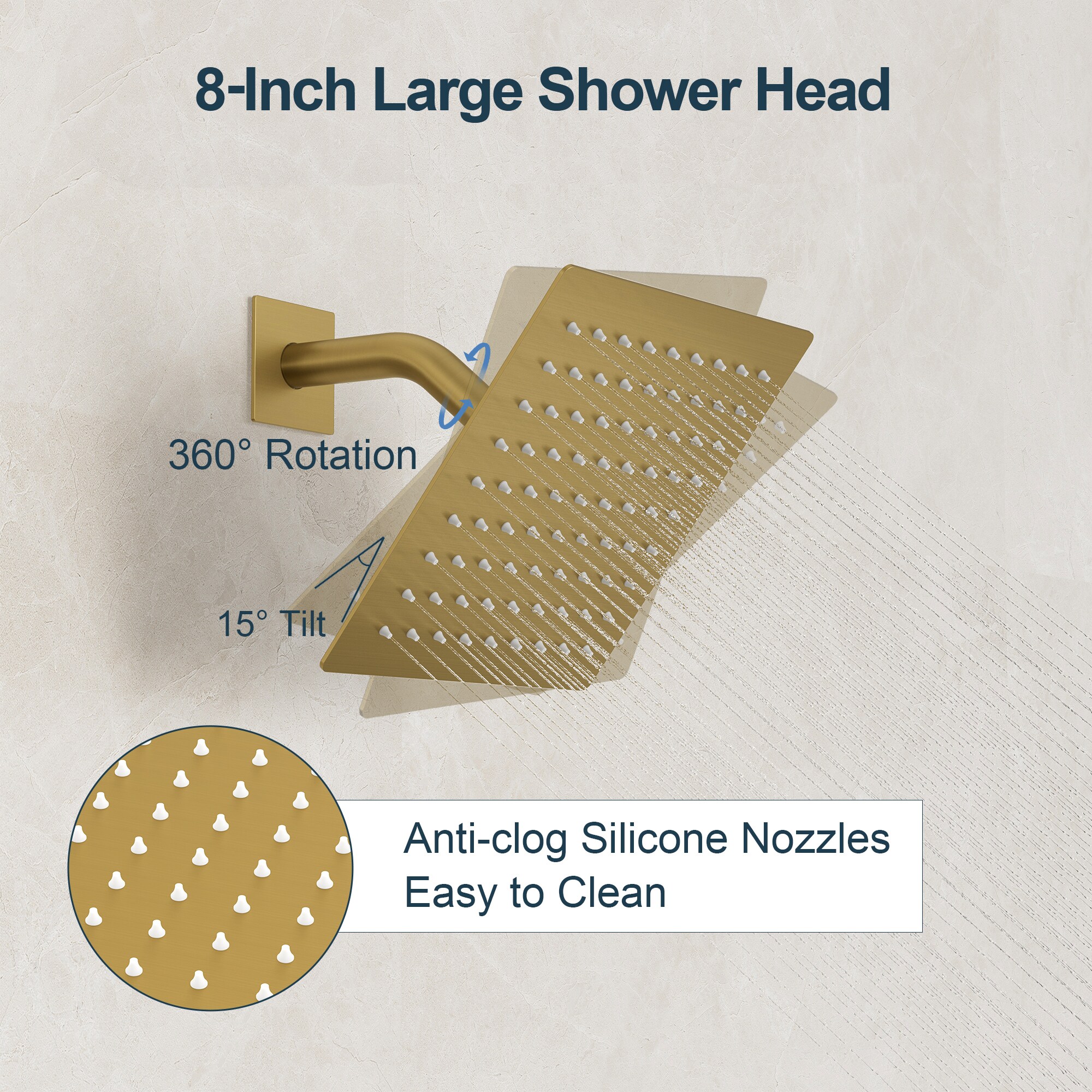 GRANDJOY TOBILI5183BA Showerhead-Bar-Panels - View #3