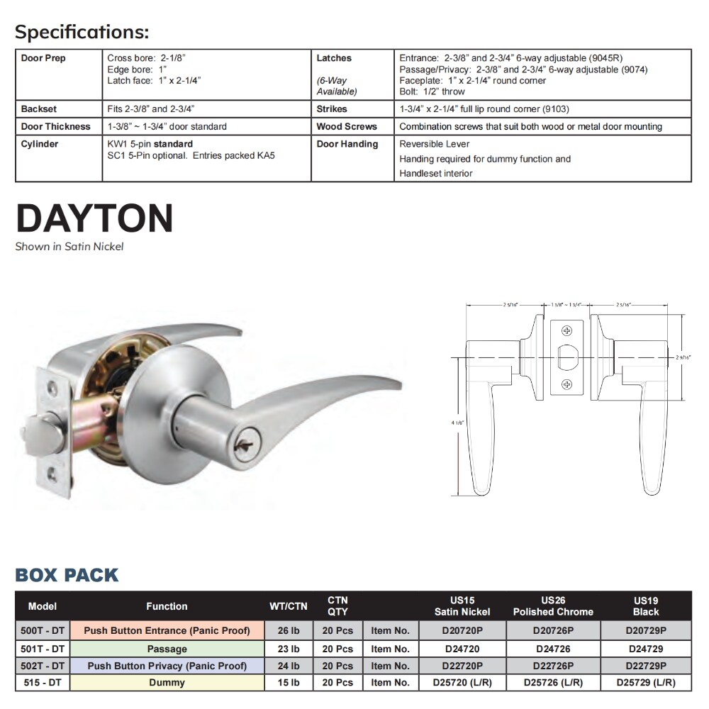 Delaney Hardware D20720 Door-Handles - View #2