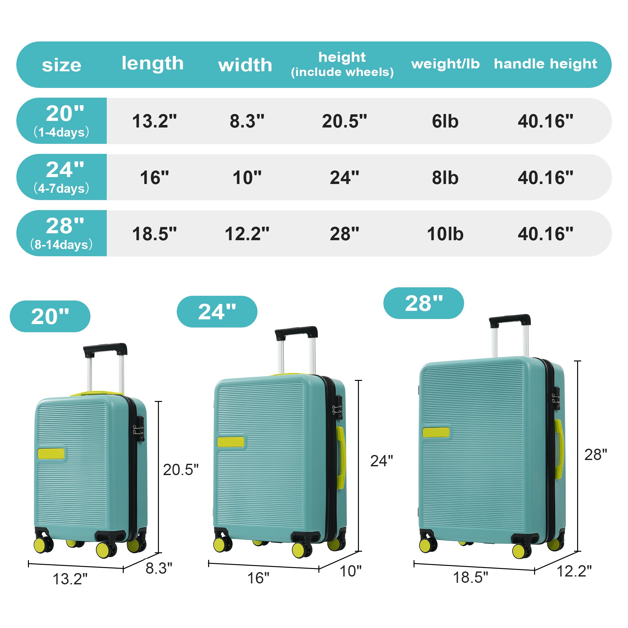 Flynama L-P178105F Luggage-And-Luggage-Sets - View #9