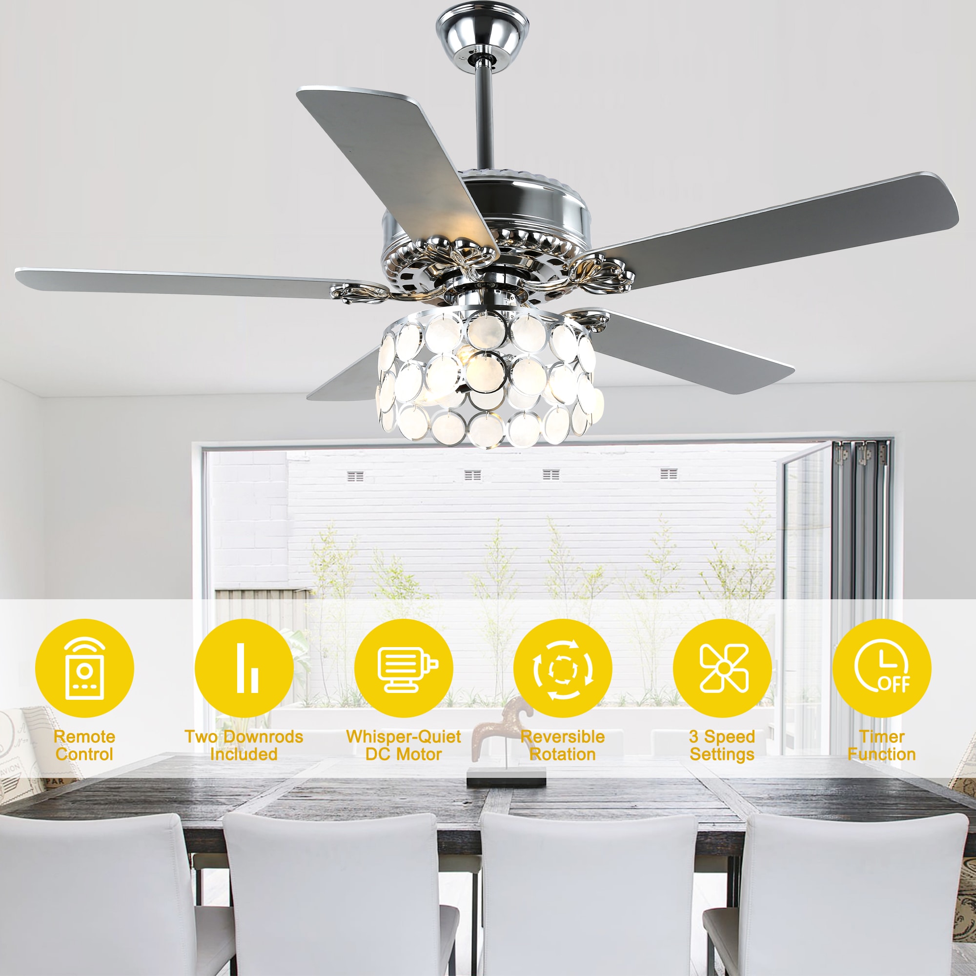 Oaks Decor DC5216OKEL Ceiling-Fans - View #7