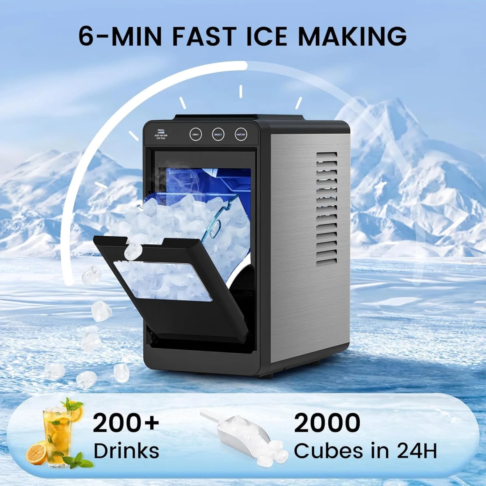 COWSAR LSRW-58212RIM0-B Ice-Makers - View #2