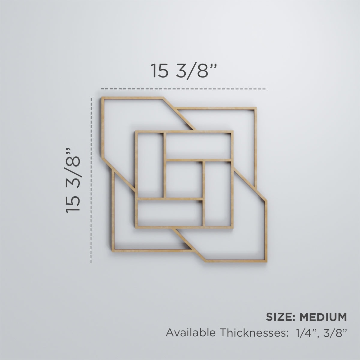 Ekena Millwork WALW16X16X0375LLDBI Wall-Panels - View #3