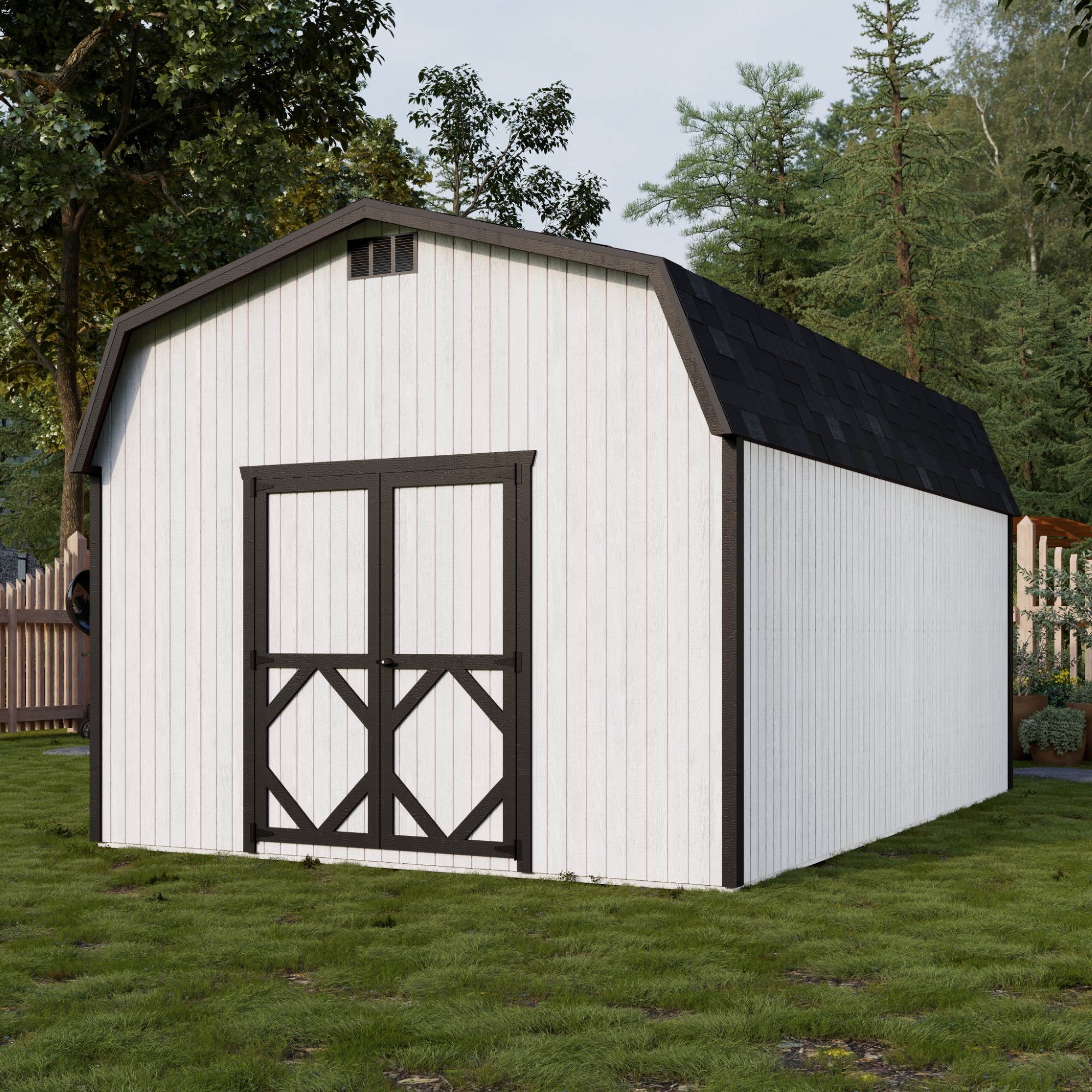 Little Cottage Co 12X18 CGB-6-PC Wood-Storage-Buildings - View #2