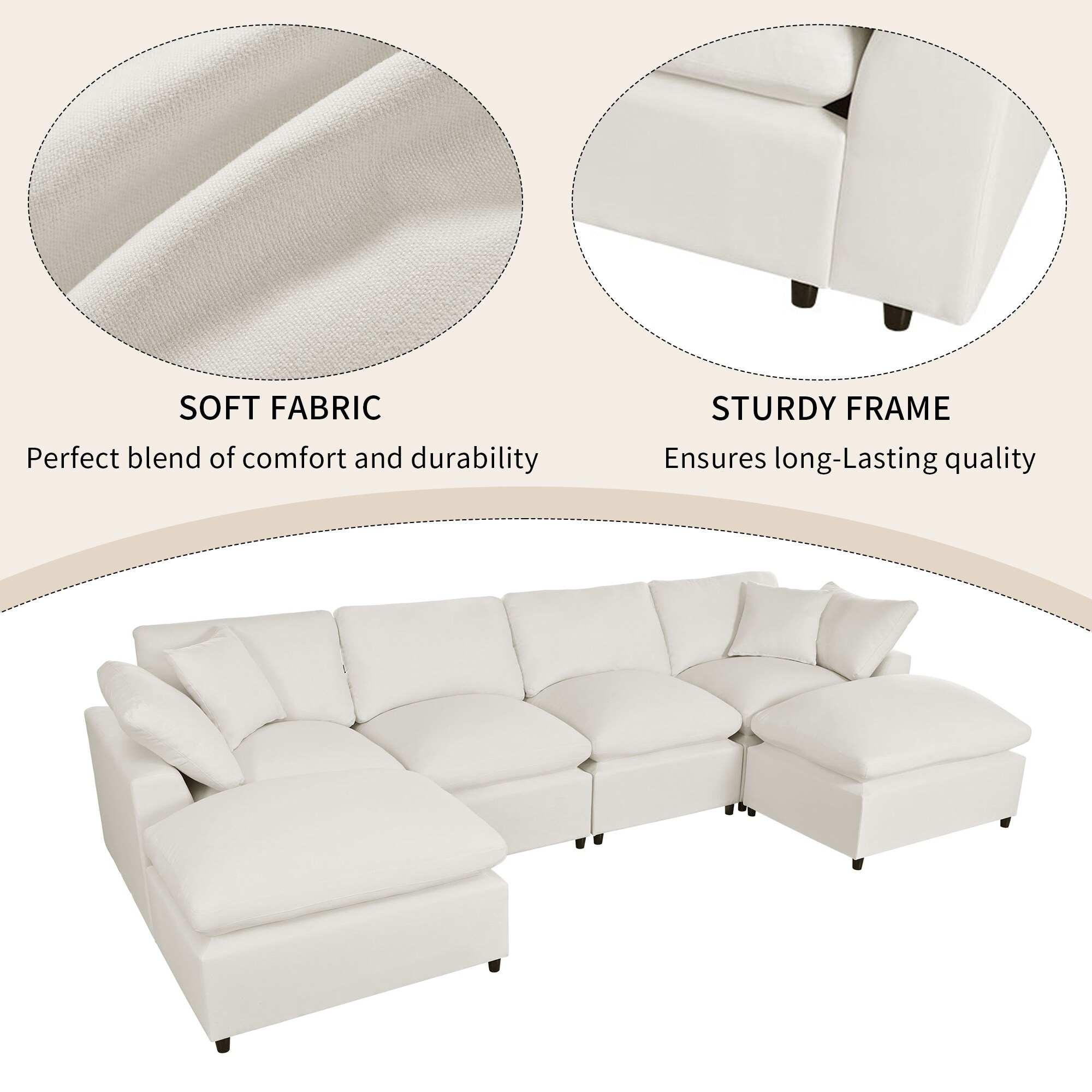 SINOFURN SYA020372BG Sofas-Loveseats - View #14
